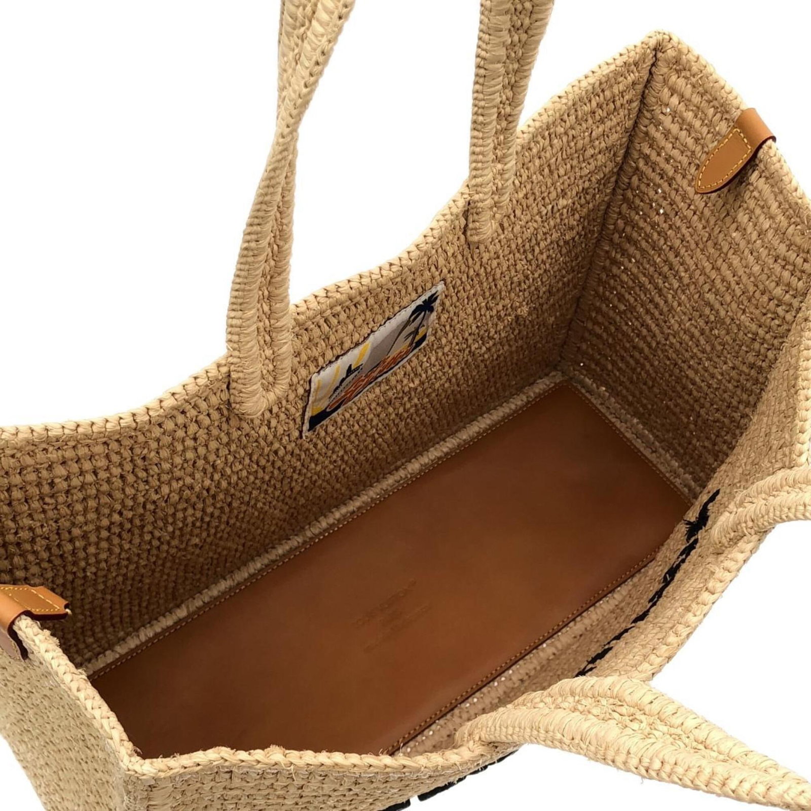Handbag Raffia Louis - 8