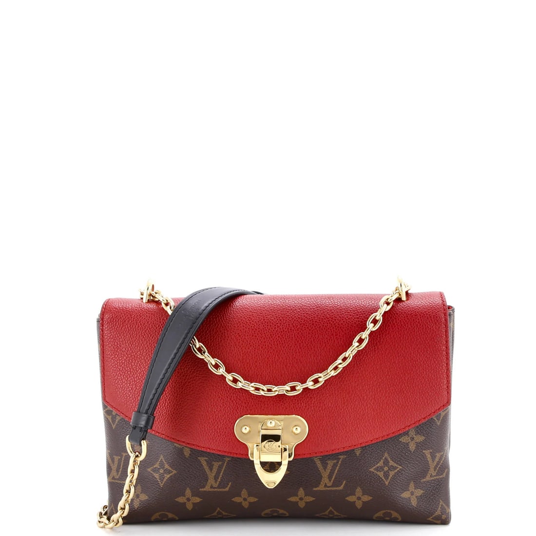 Louis Vuitton Saint Placide Handbag Monogram Canvas and Leather: Louis Vuitton Saint Placide Handbag Monogram Canvas and Leather The Louis Vuitton Saint Placide Handbag is a stylish shoulder bag with a unique blend of canvas and leather materials. Featuring a