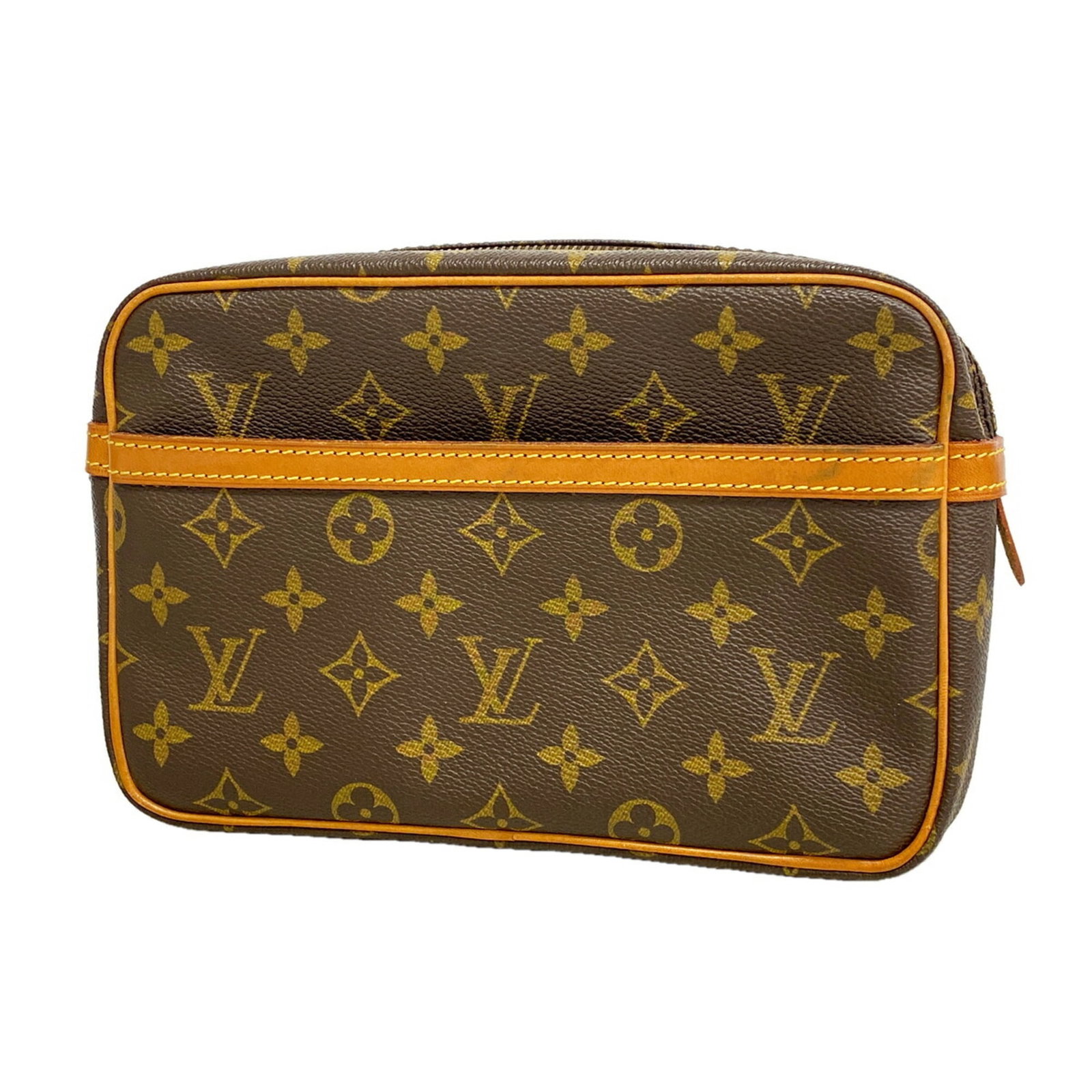 Louis Vuitton Bag: Louis Vuitton Bag Brown Louis Vuitton Clutch Bag, 15.5cm x 23cm x 6cm, perfect for a stylish evening out. This classic design features the iconic monogram pattern and durable construction. A timeless 