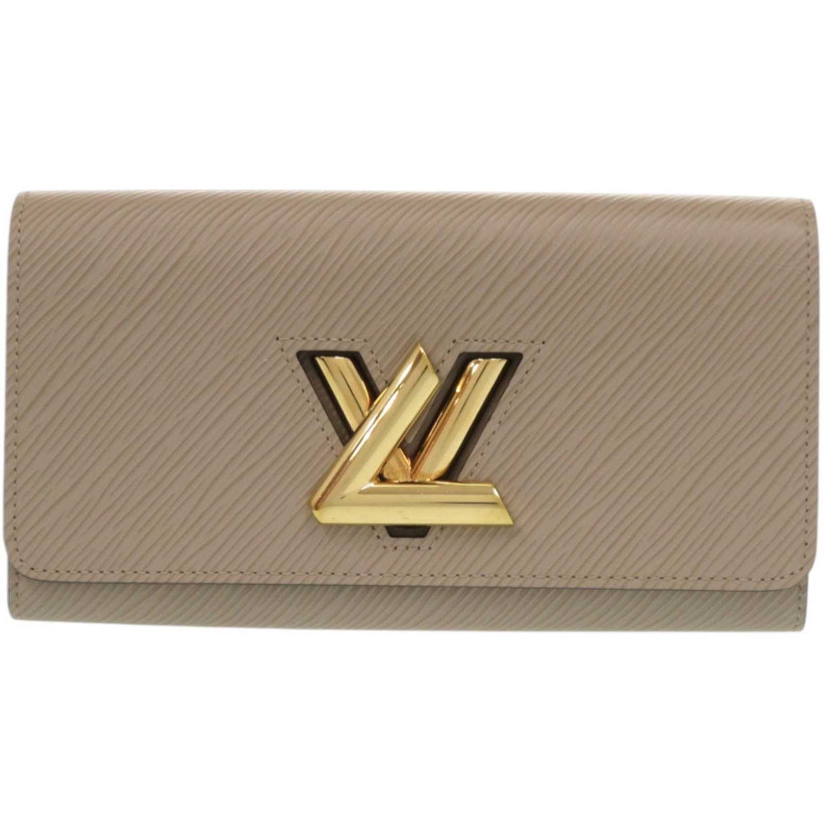Epi Leather Louis Vuitton Bi Fold Wallet: Epi Leather Louis Vuitton Bi Fold Wallet Epi leather Louis Vuitton bi-fold wallet in beige, measuring 10.5cm x 19cm x 3cm, features a classic design with a signature from the artist. Made from