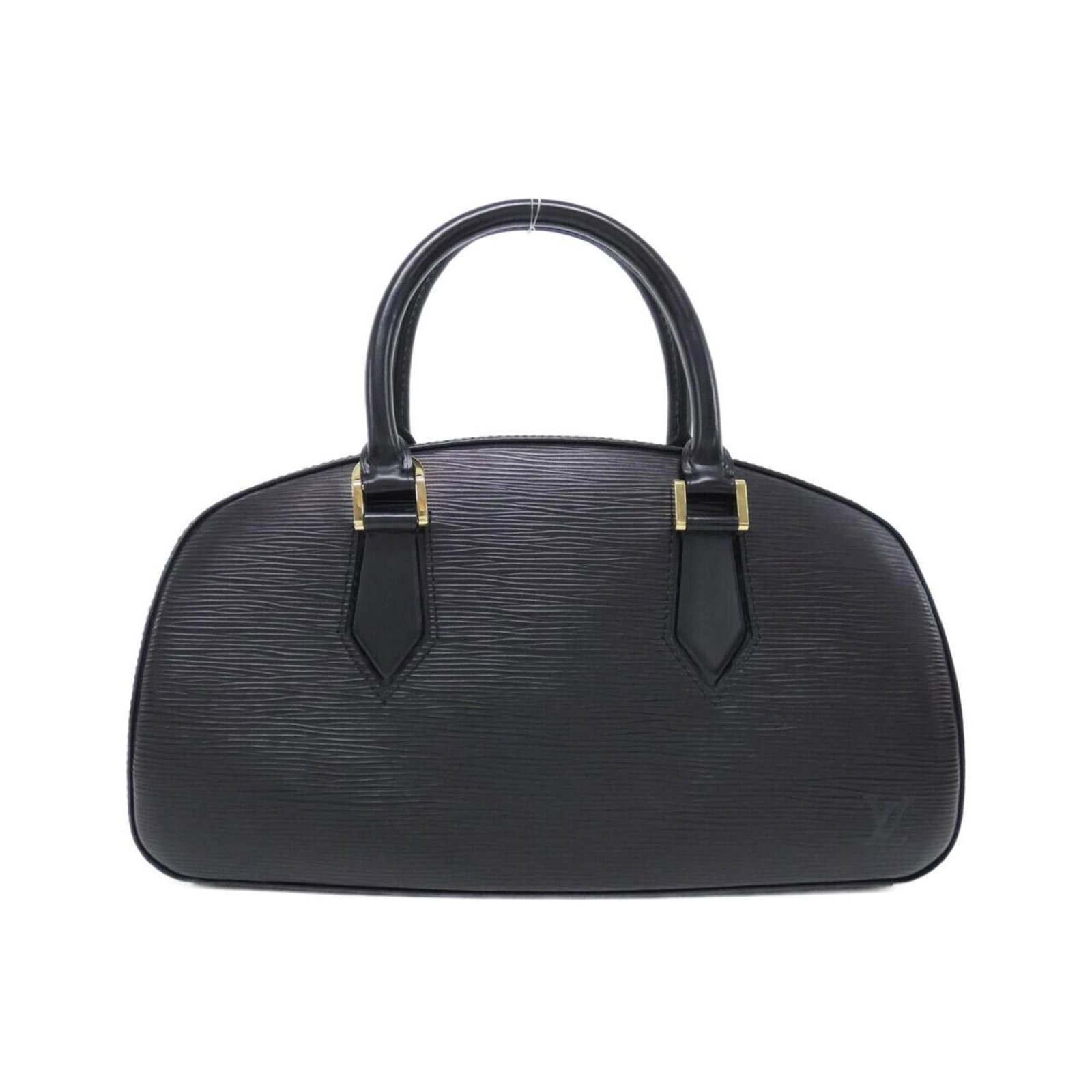 Handbag Leather Louis Vuitton: Handbag Leather Louis Vuitton Handbag made from high-quality calf leather, available in black color with gold hardware. The classic Louis Vuitton design is both timeless and elegant, making it a