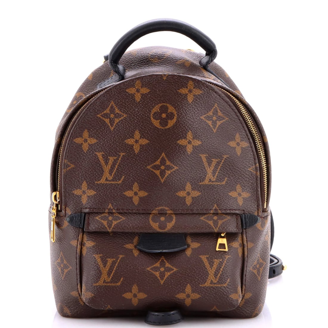 Vuitton Palm Springs Backpack Canvas Mini Monogram: Vuitton Palm Springs Backpack Canvas Mini Monogram This Louis Vuitton Palm Springs Backpack Canvas Mini Monogram is a stylish and compact accessory, featuring a classic brown canvas exterior with a