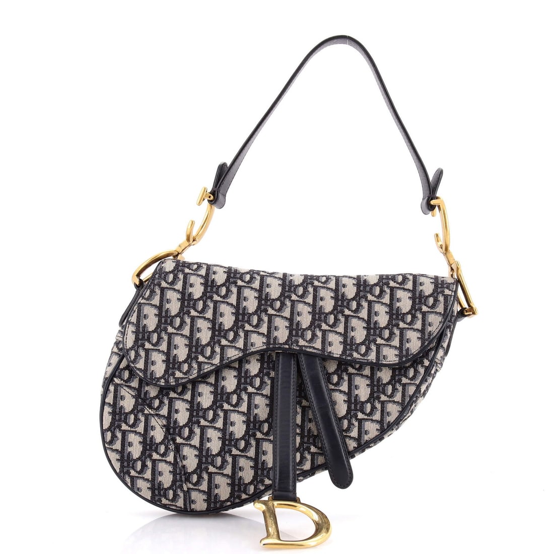 Canvas Oblique Medium Saddle Handbag Dior Christian: Canvas Oblique Medium Saddle Handbag Dior Christian Canvas Oblique Medium Saddle Handbag Dior. This Dior Saddle Handbag features a striking blue canvas exterior with an oblique design, adding a touch