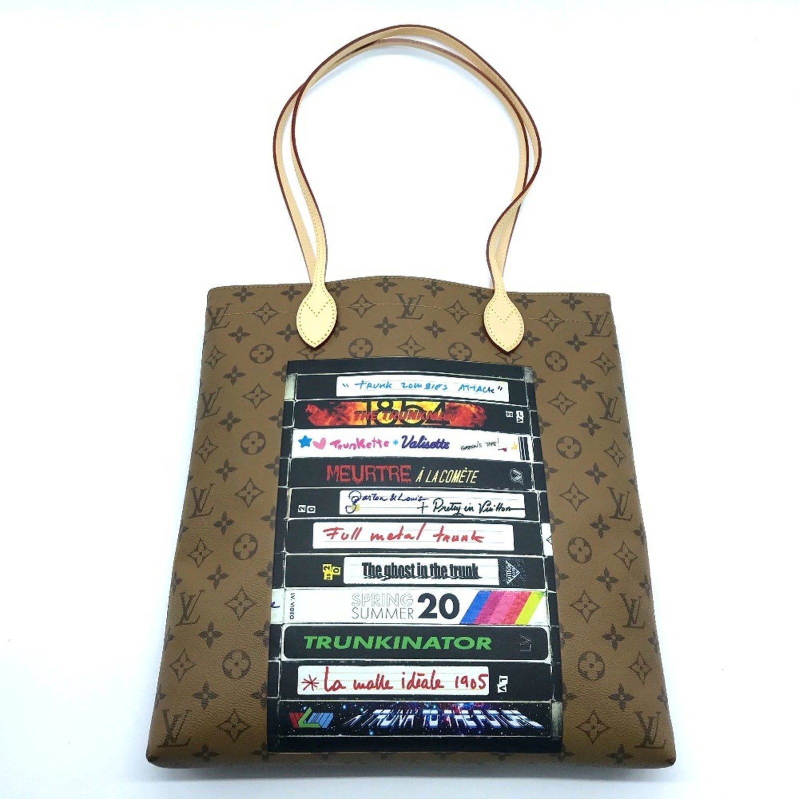 Louis Vuitton Monogram Reverse Tote Bag Shoulder Bag: Louis Vuitton Monogram Reverse Tote Bag Shoulder Bag The Louis Vuitton Monogram Reverse Tote Bag Shoulder Bag is a stylish and practical accessory, featuring the iconic monogram reverse pattern in a