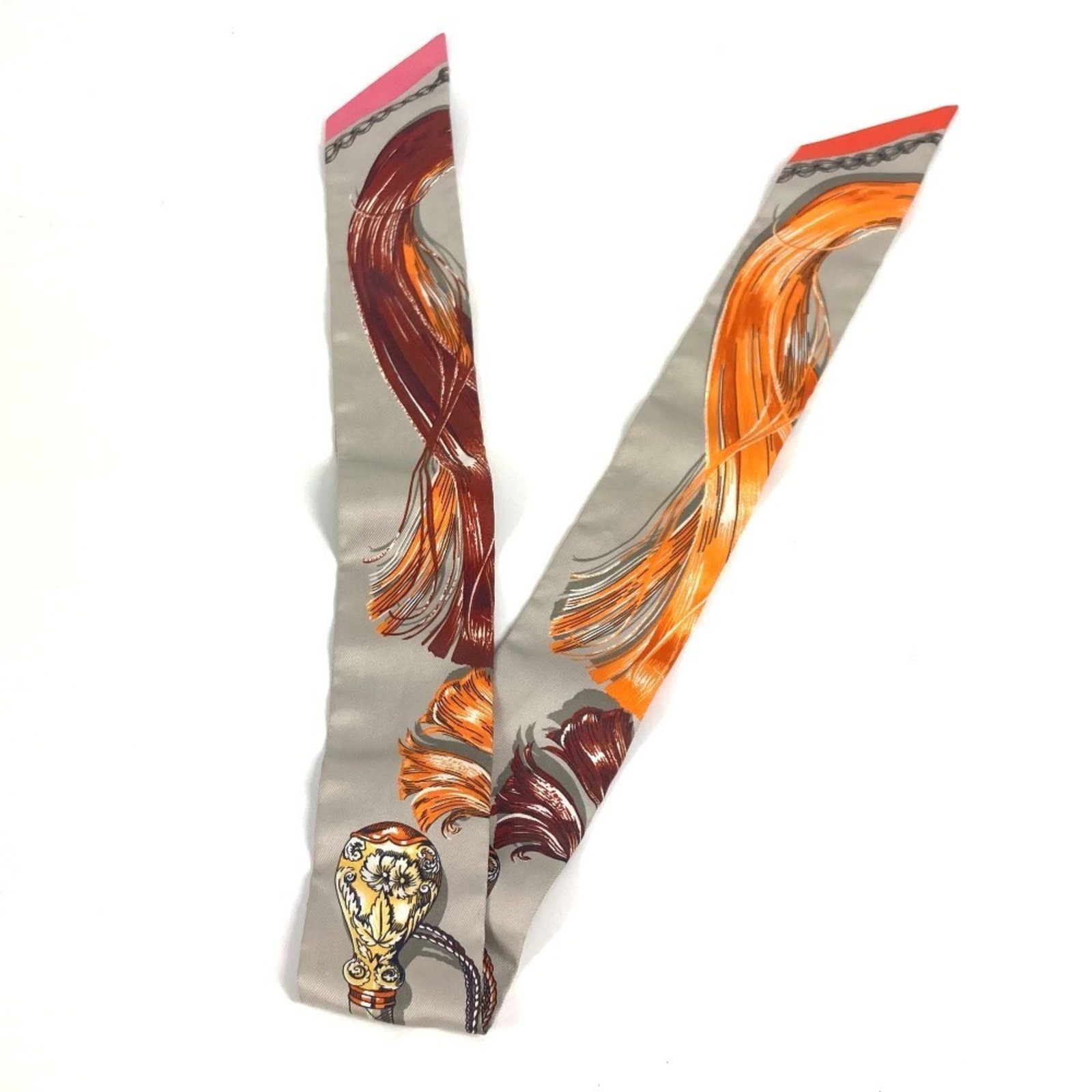Silk Hermes Scarf - 5