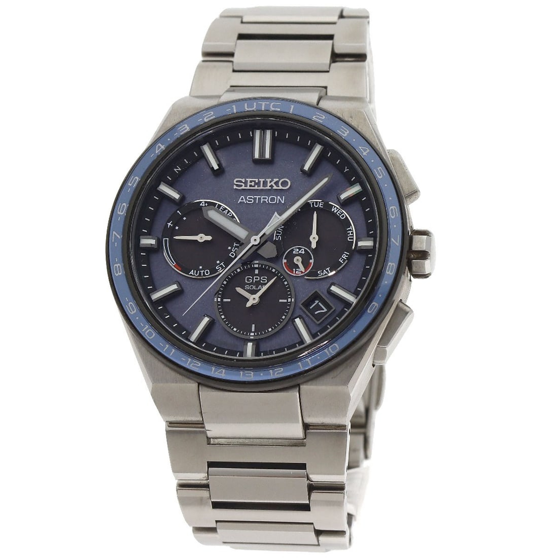 Seiko Astron Watches Sbxc109 5X53-0Br0 Titanium: Seiko Astron Watches Sbxc109 5X53-0Br0 Titanium Seiko Astron Watches Sbxc109 5X53-0Br0 Titanium is a stylish and functional timepiece. Its sleek silver titanium case and bezel, along with the striking
