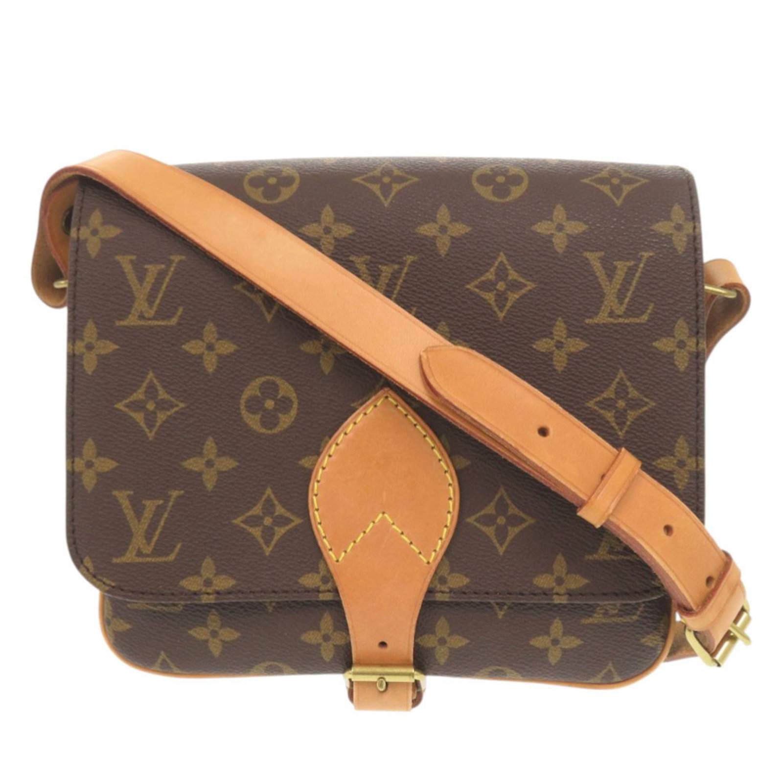 Shoulder Bag Monogram Louis Vuitton: Shoulder Bag Monogram Louis Vuitton Brown Monogram Louis Vuitton Shoulder Bag. Made in France, this bag features the iconic Monogram pattern and a classic design. With its 18cm x 21cm x 7.5cm
