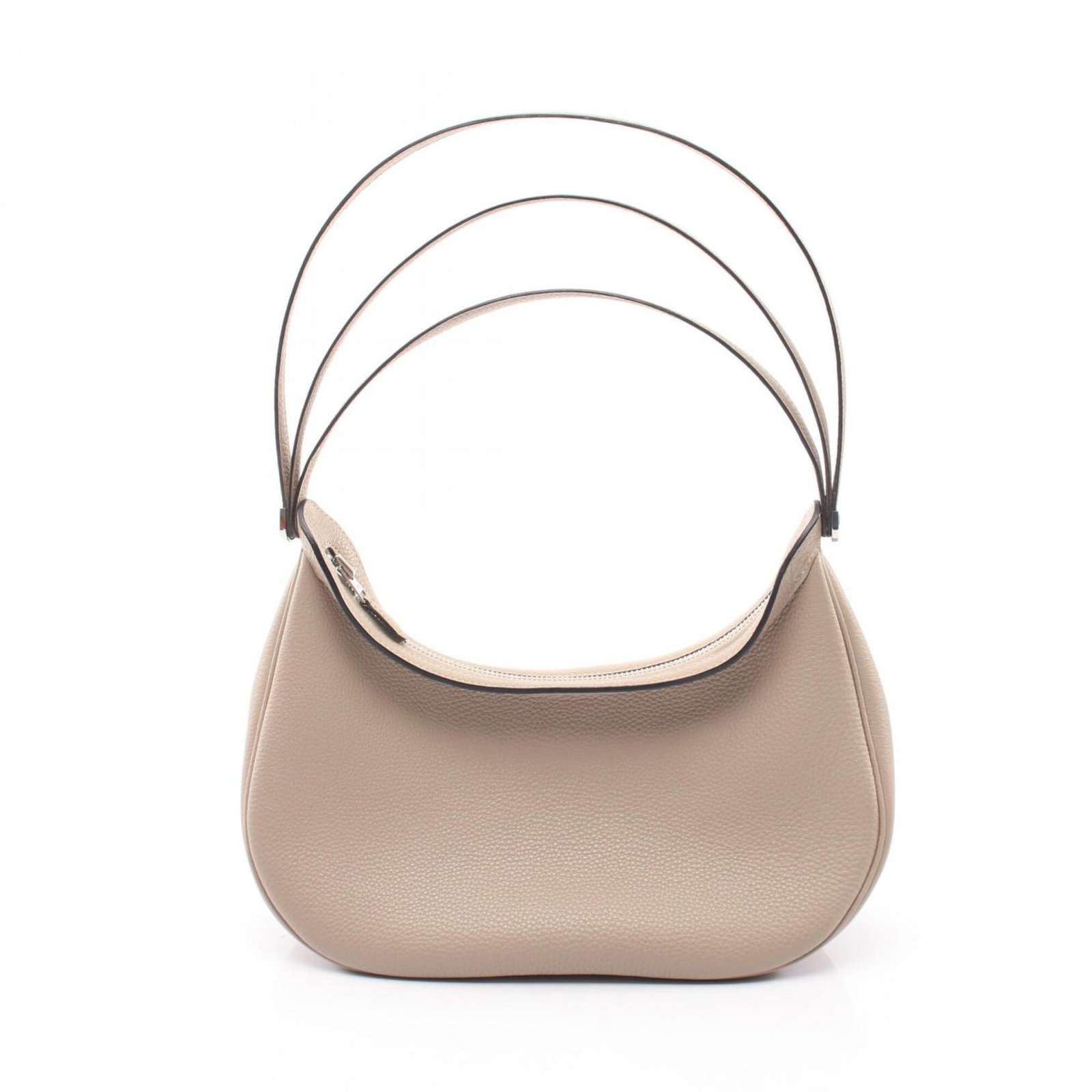 Hermes Handbag Shoulder Bag Togo Leather: Hermes Handbag Shoulder Bag Togo Leather Togo leather craftsmanship meets timeless elegance in this classic Hermes shoulder bag, boasting a sleek beige color and refined dimensions. Measuring 13cm x