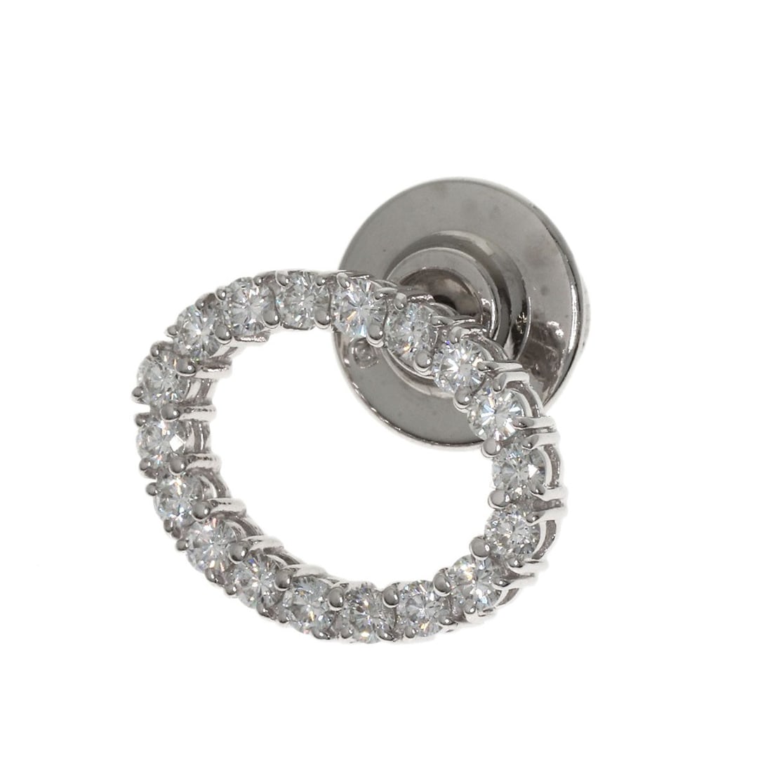 Diamond Oval K18 Gold Pin Mikimoto Brooch: Diamond Oval K18 Gold Pin Mikimoto Brooch Item Specifics: Brand: MIKIMOTO Style: Brooch Material: K18 White Gold Color: Silver Metal: Gold Total Carat Weight: D 0.53ct Type: Brooch Exterior Color: