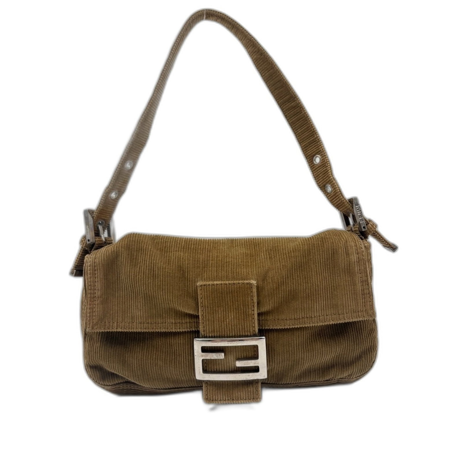 Handbag Fendi: Handbag Fendi Fendi's khaki handbag boasts a sleek design with a 45cm handle drop, perfect for everyday use. Measuring 16cm x 26cm x 4cm, this stylish accessory is a compact yet stylish addition to
