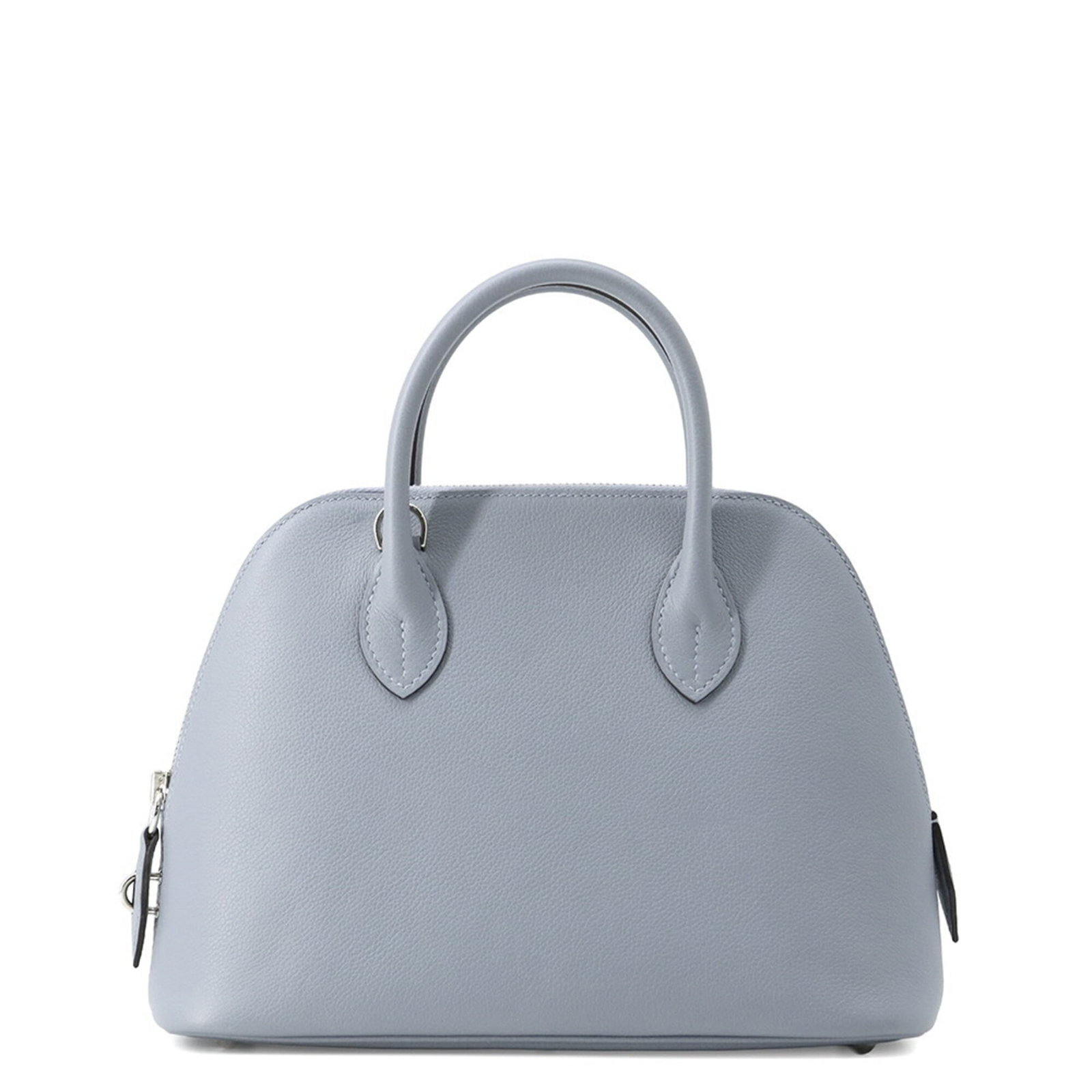 Handbag Hermes: Handbag Hermes Blue lin handbag from Hermes, a French luxury fashion brand, featuring a distinctive blue lin color. Measuring 18.5cm x 27cm x 9.5cm, this women's handbag is a compact and stylish acces