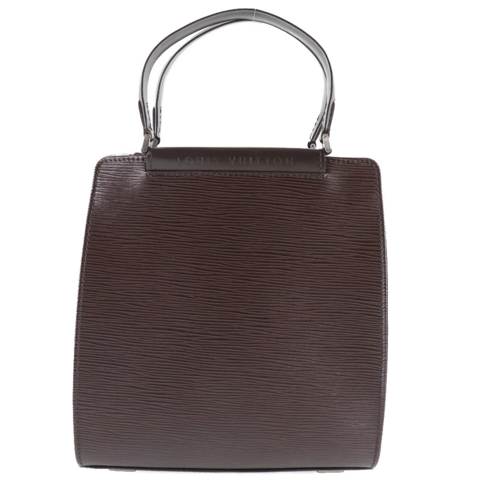 Epi Leather Louis Vuitton Handbag: Epi Leather Louis Vuitton Handbag Epi leather Louis Vuitton Handbag, a stylish and sophisticated accessory for women, boasts a classic design with a Moka color that adds a touch of elegance.