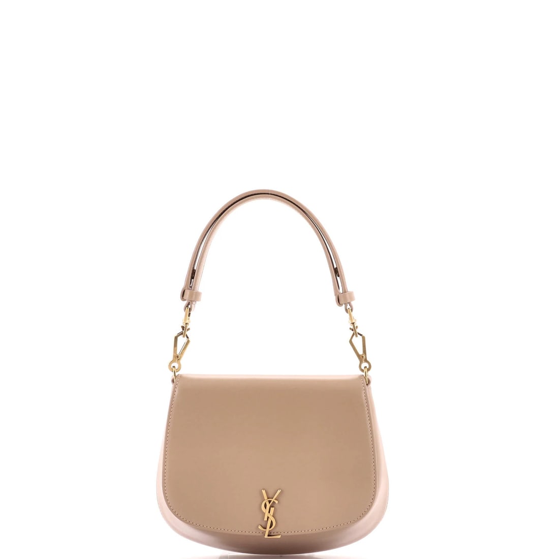 Saint Laurent Voltaire Mini Leather Bag Top Handle: Saint Laurent Voltaire Mini Leather Bag Top Handle The Saint Laurent Voltaire Mini Leather Bag Top Handle is a sleek, neutral-toned accessory with a classic top handle design. Measuring 7" in height,