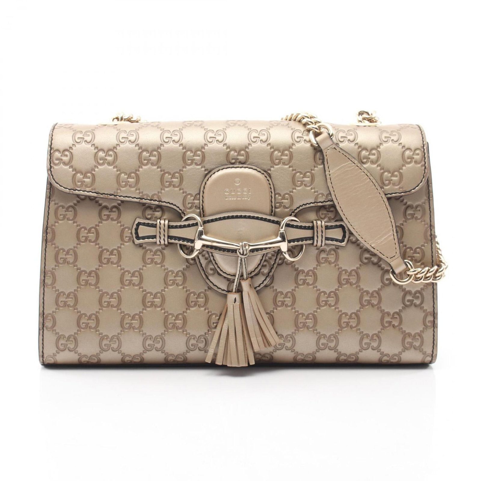 Shoulder Bag Leather Handbag Gucci: Shoulder Bag Leather Handbag Gucci The Gucci Leather Handbag features a classic Horsebit design, showcasing the iconic brand's signature style. Made from high-quality leather, this shoulder bag