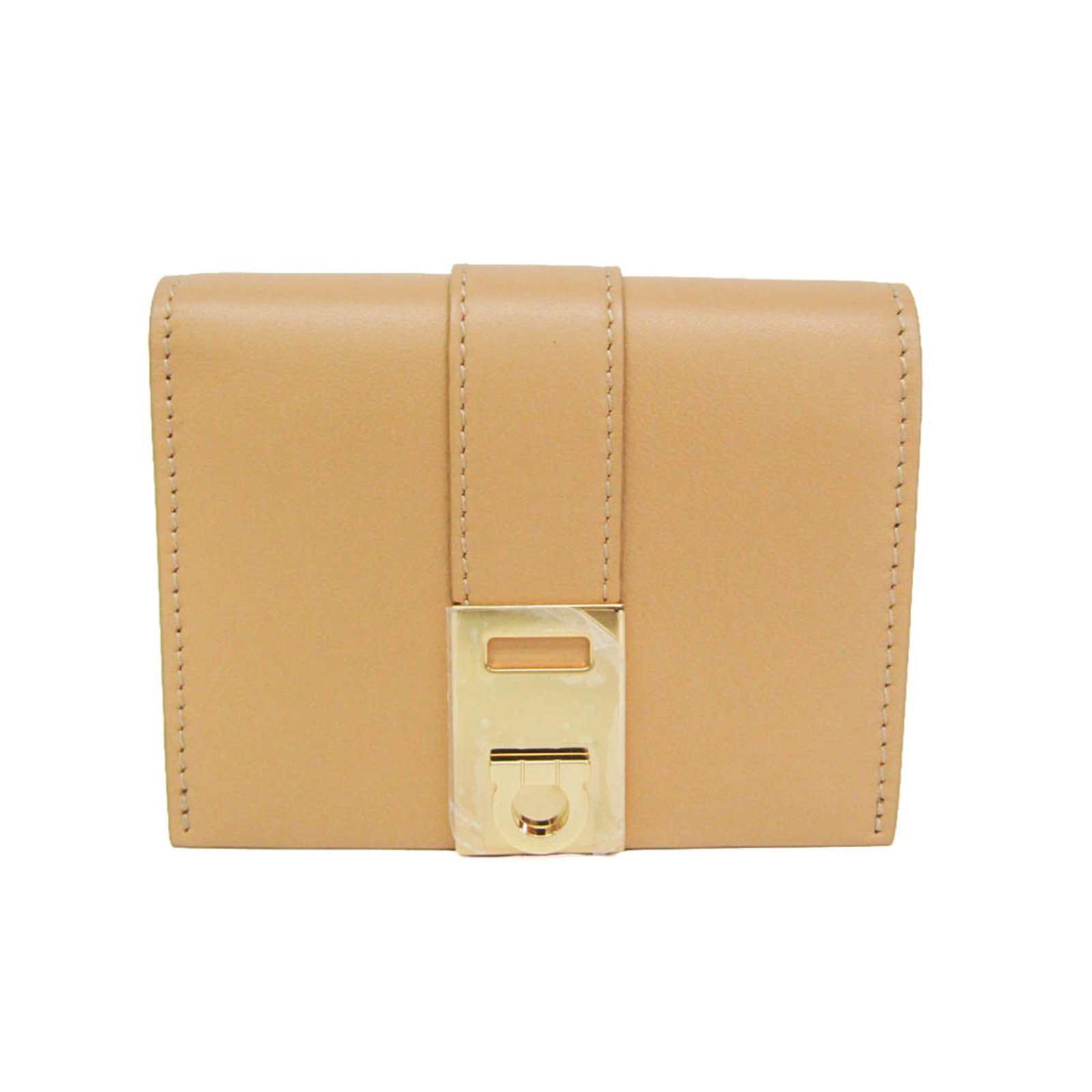 Salvatore Ferragamo Leather Wallet Bi-Fold: Salvatore Ferragamo Leather Wallet Bi-Fold The Salvatore Ferragamo Leather Wallet Bi-Fold is a stylish and functional accessory, featuring a classic bi-fold design with a snap fastener closure. This