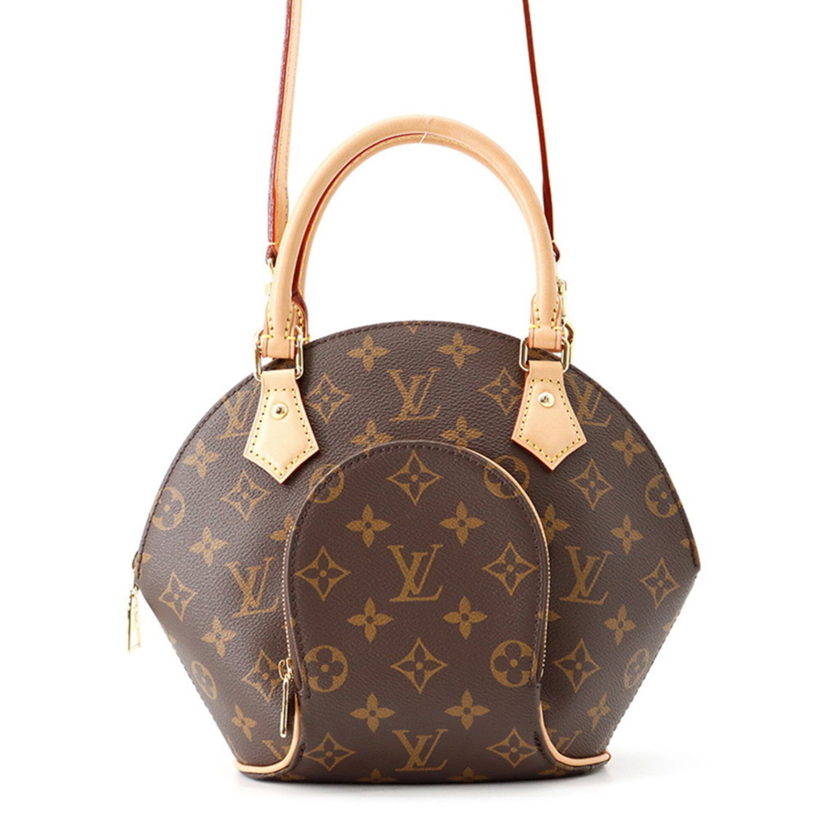 Louis Vuitton Monogram Handbag: Louis Vuitton Monogram Handbag The Louis Vuitton Monogram Handbag is a timeless piece from France, featuring the iconic monogram pattern. Made from high-quality materials, this brown handbag measures 