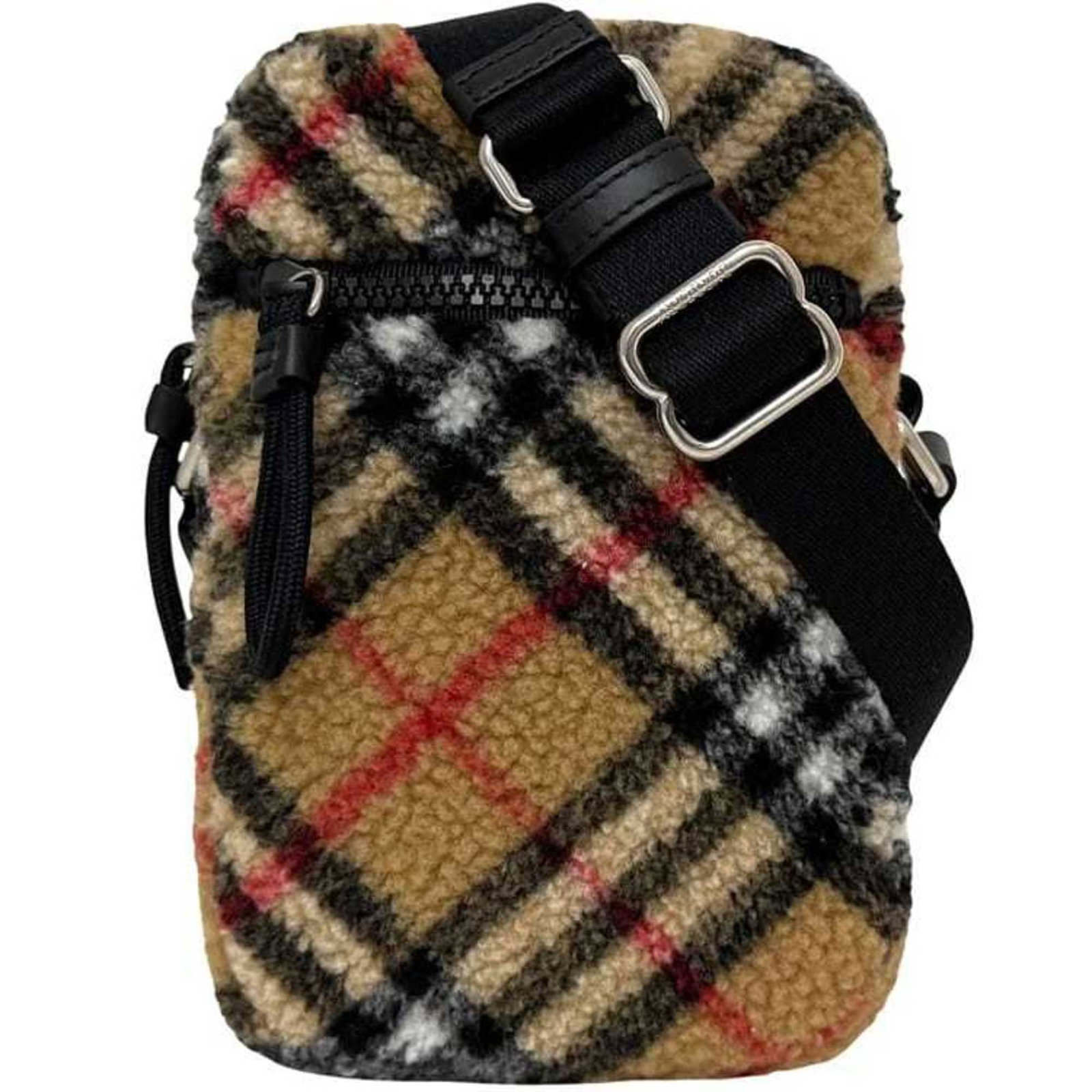 Wool Leather Burberry Bag Shoulder (1 of 11)