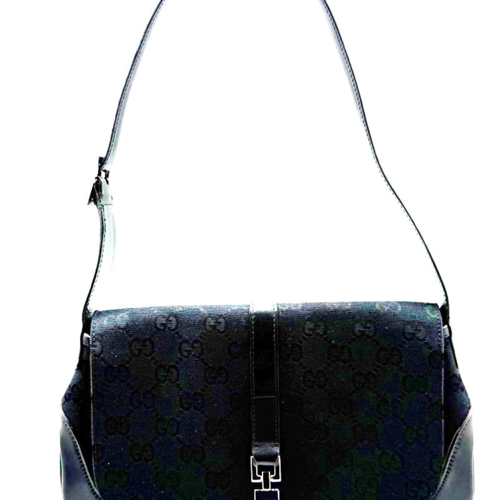 Shoulder Bag Gg Canvas Leather Handbag Gucci: Shoulder Bag Gg Canvas Leather Handbag Gucci Gucci's GG Canvas Leather Shoulder Bag is a stylish and functional accessory, featuring a black GG canvas exterior and leather accents. Measuring 17cm x
