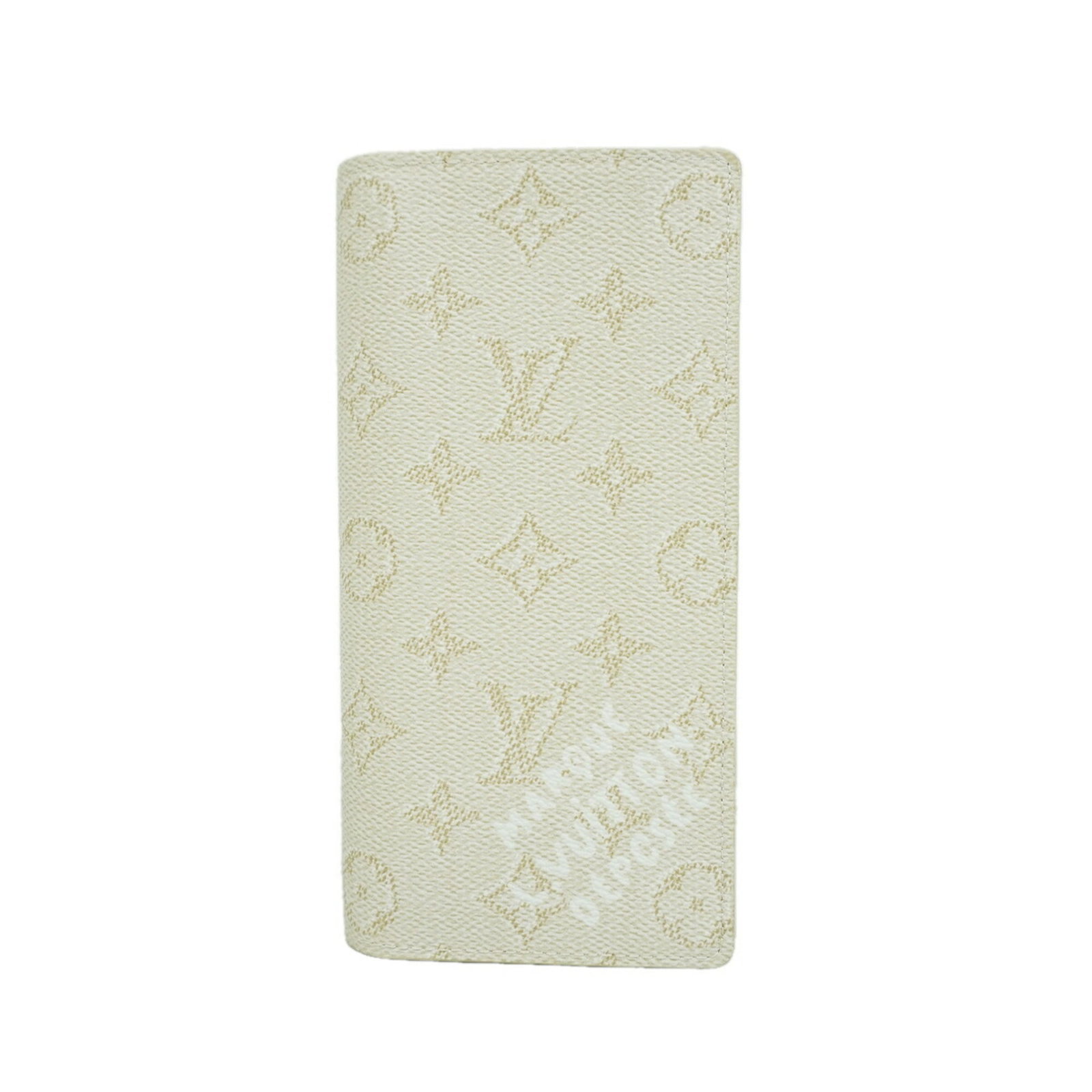 Long Wallet Louis Vuitton Bi Fold: Long Wallet Louis Vuitton Bi Fold The Louis Vuitton Bi Fold Long Wallet features a classic off-white design, measuring 19cm x 9.5cm x 2.5cm, making it a stylish and practical accessory for everyday