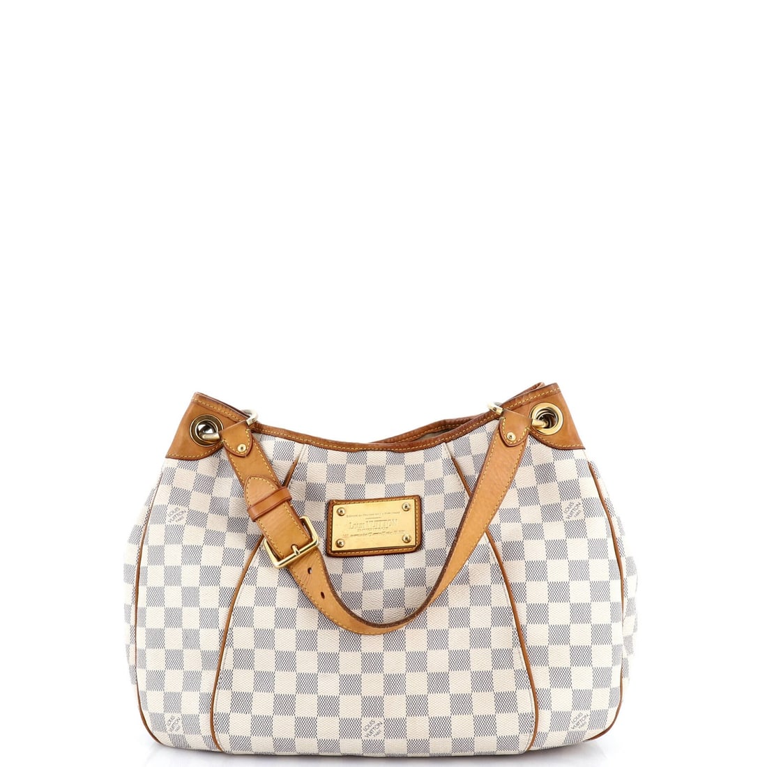 Handbag Louis Vuitton Damier Galliera PM: Handbag Louis Vuitton Damier Galliera PM The Louis Vuitton Damier Galliera PM Handbag is a stylish and iconic accessory, featuring a classic canvas coated exterior in white with a neutral interior.