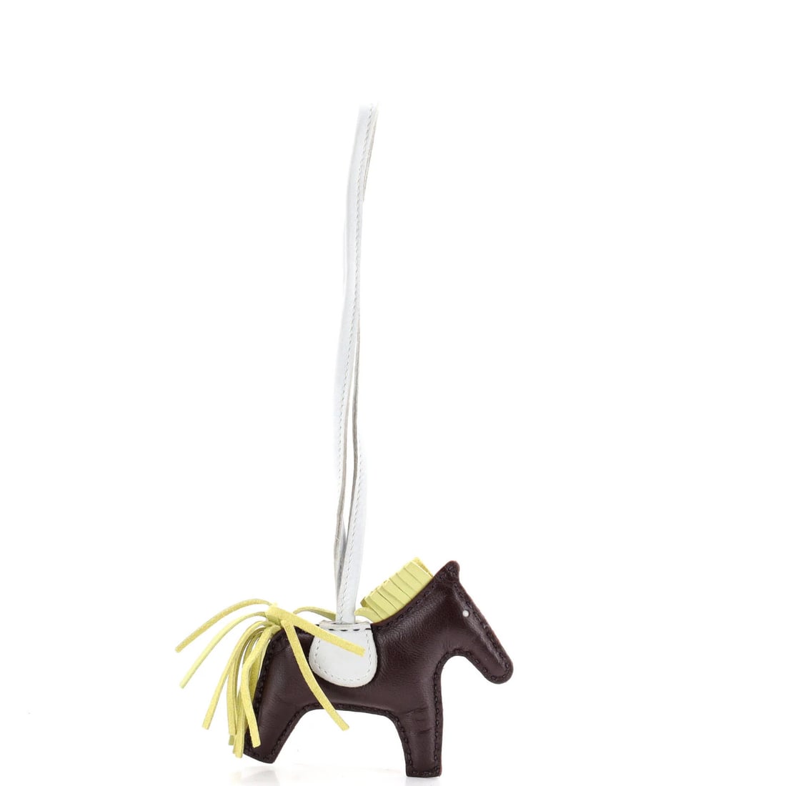 GriGri Rodeo Bag Leather Charm Hermes PM: GriGri Rodeo Bag Leather Charm Hermes PM Item Specifics: Brand: Hermes Type: Bag Accessories Color: Brown Material: Leather Size: Pm Style: Leather Measurements: Height 3", Width 3.5", Depth 1"