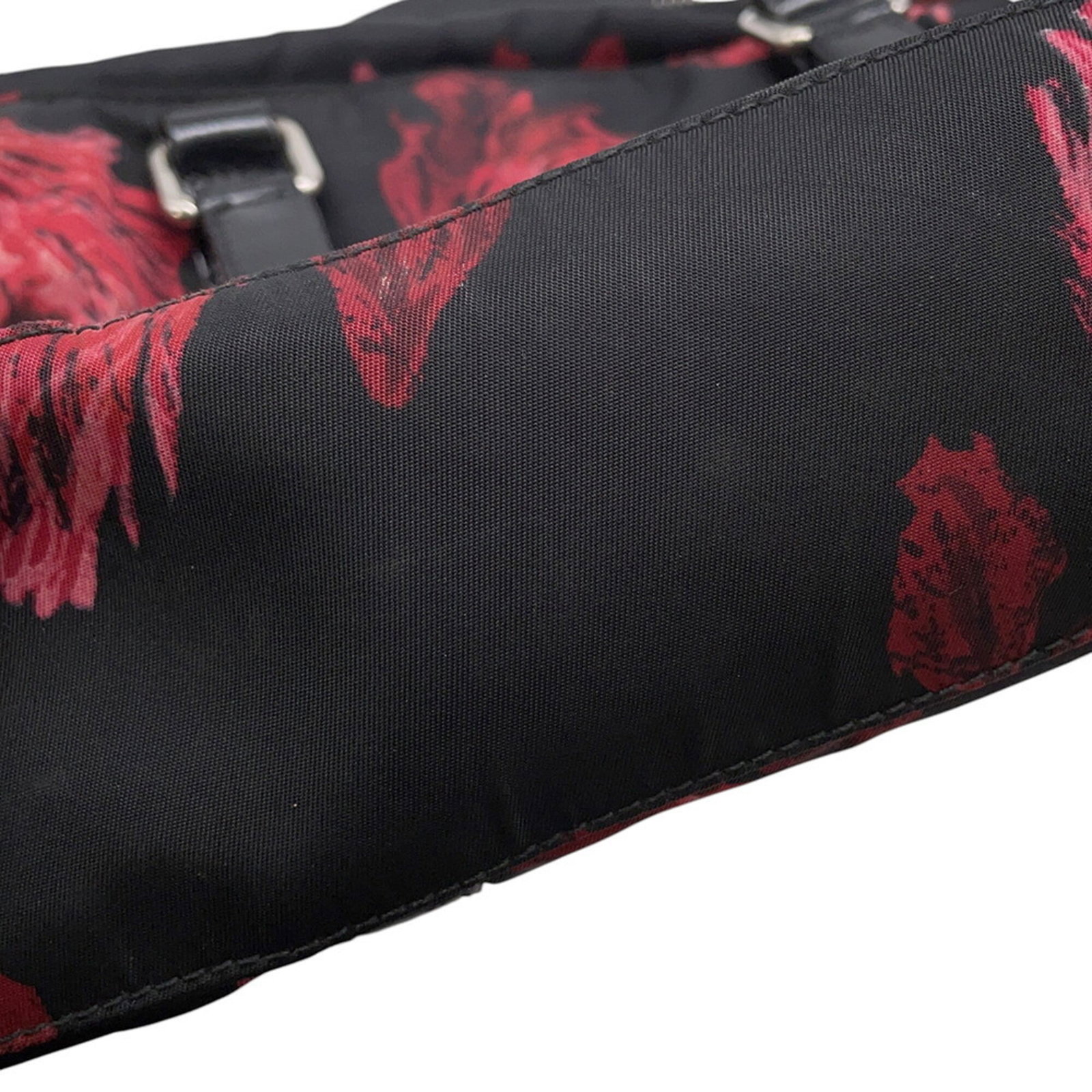 Handbag Nylon Leather Prada - 10