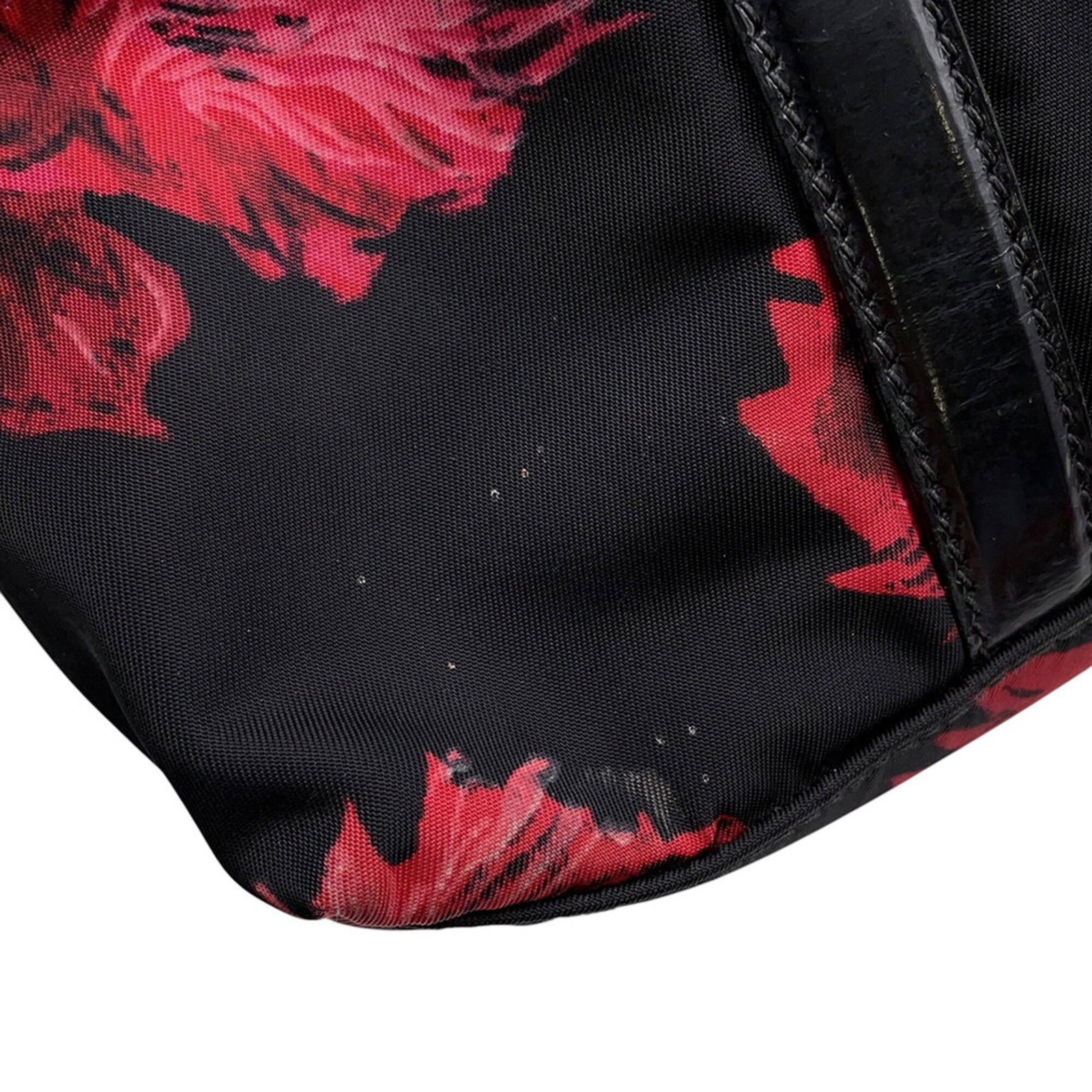 Handbag Nylon Leather Prada - 8