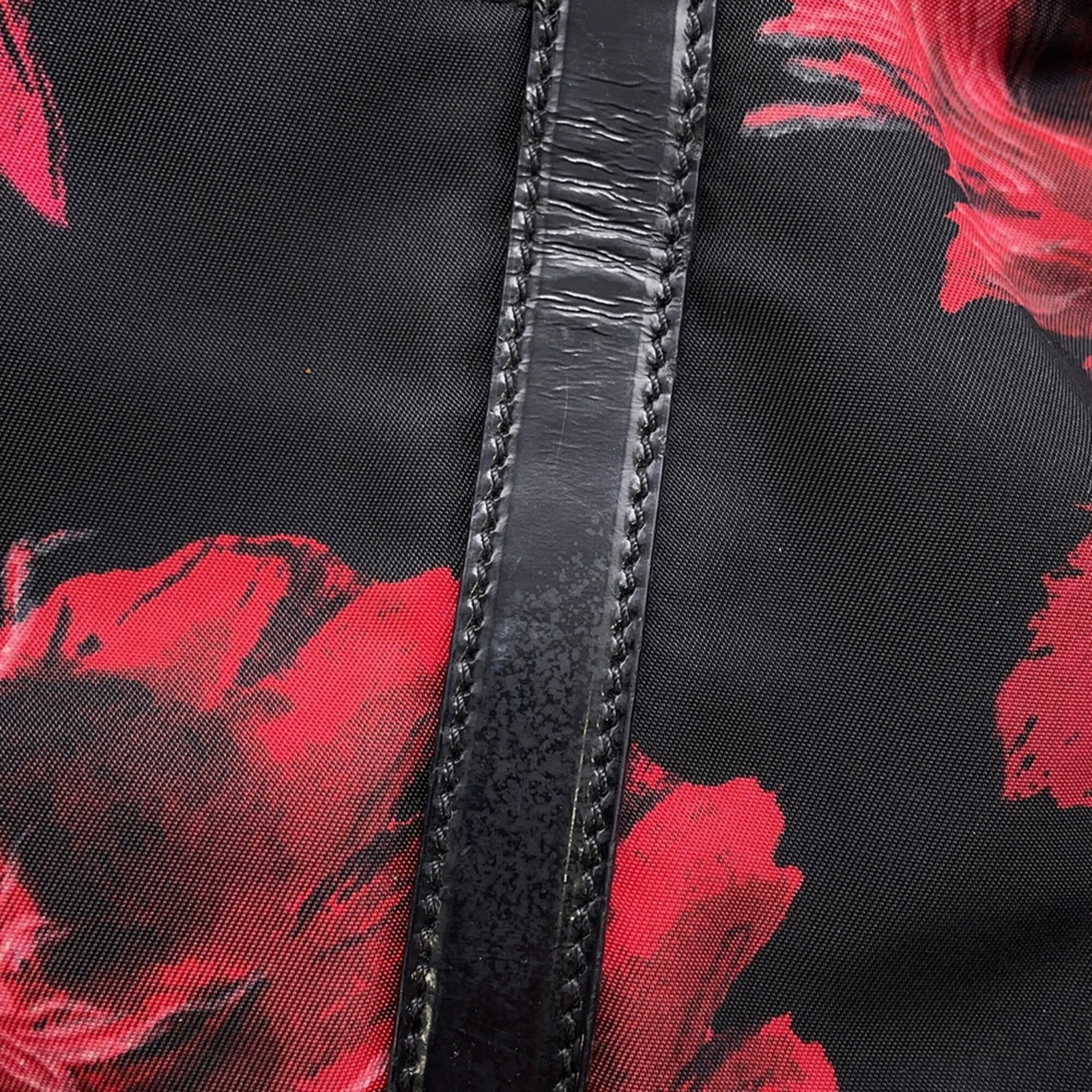 Handbag Nylon Leather Prada - 9