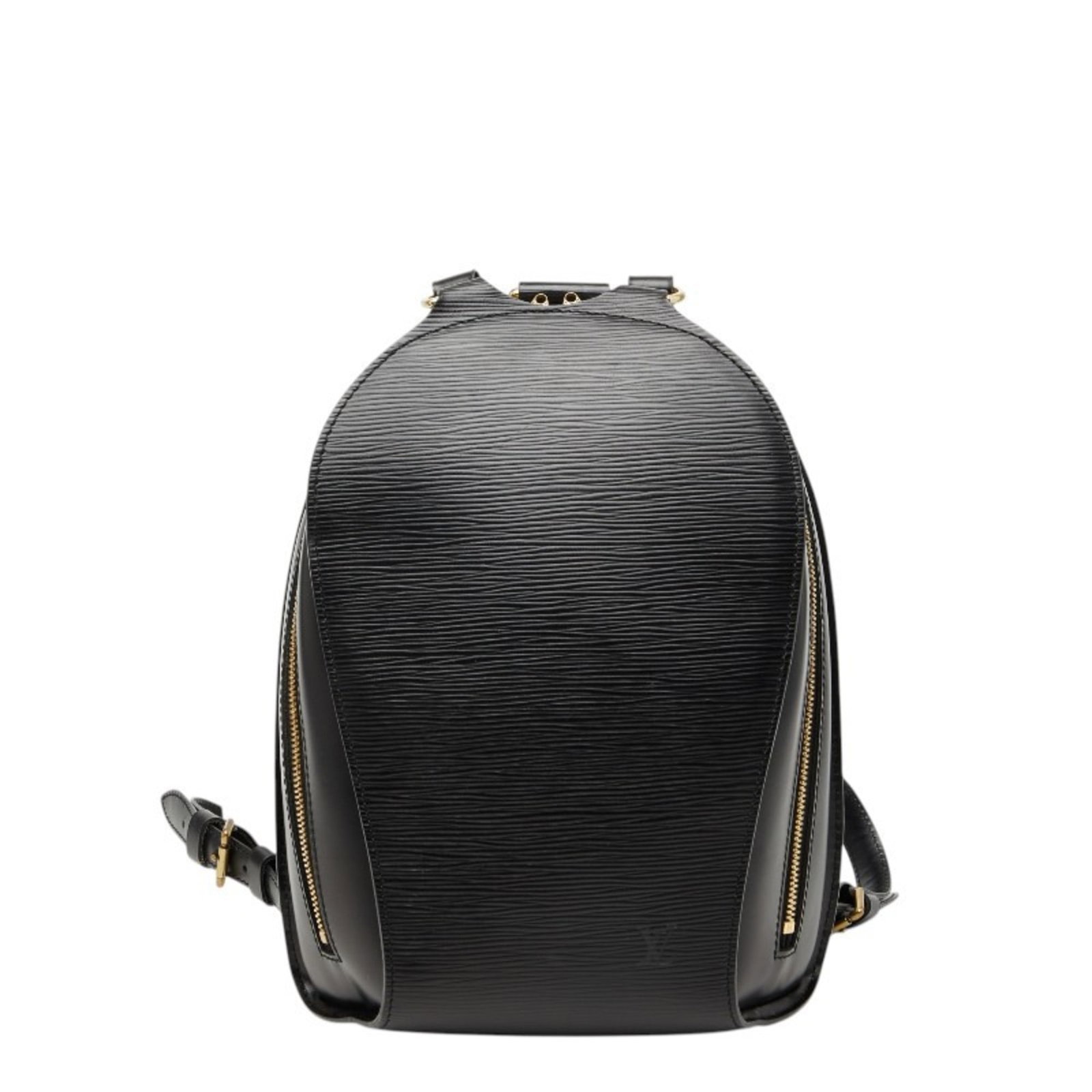 Backpack Leather Louis Vuitton: Backpack Leather Louis Vuitton Black Leather Louis Vuitton Backpack with Classic Design. Made from high-quality leather, this iconic backpack features a timeless design with clean lines and a sleek