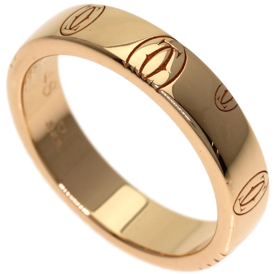 Cartier Happy Birthday #48 Ring K18 Pink Gold: Cartier Happy Birthday #48 Ring K18 Pink Gold Cartier Happy Birthday #48 Ring in K18 Pink Gold features a striking gold design, showcasing the brand's signature style. This ring is crafted from K18