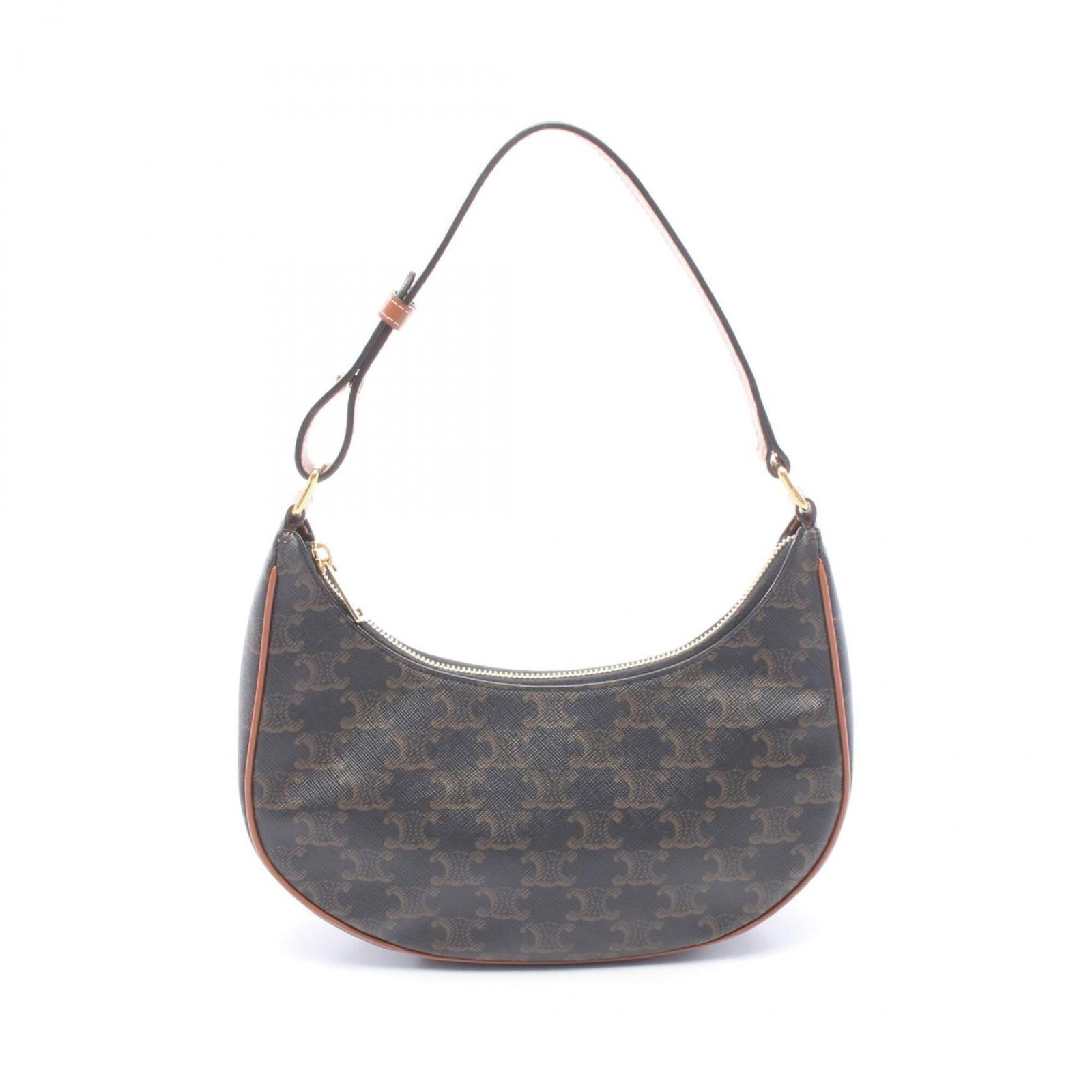 Shoulder Bag Coated Handbag Canvas Leather: Shoulder Bag Coated Handbag Canvas Leather Coated canvas and leather blend in this sleek shoulder bag, available in black and brown colors. The bag measures 13cm x 22cm x 7.5cm and features a signatur