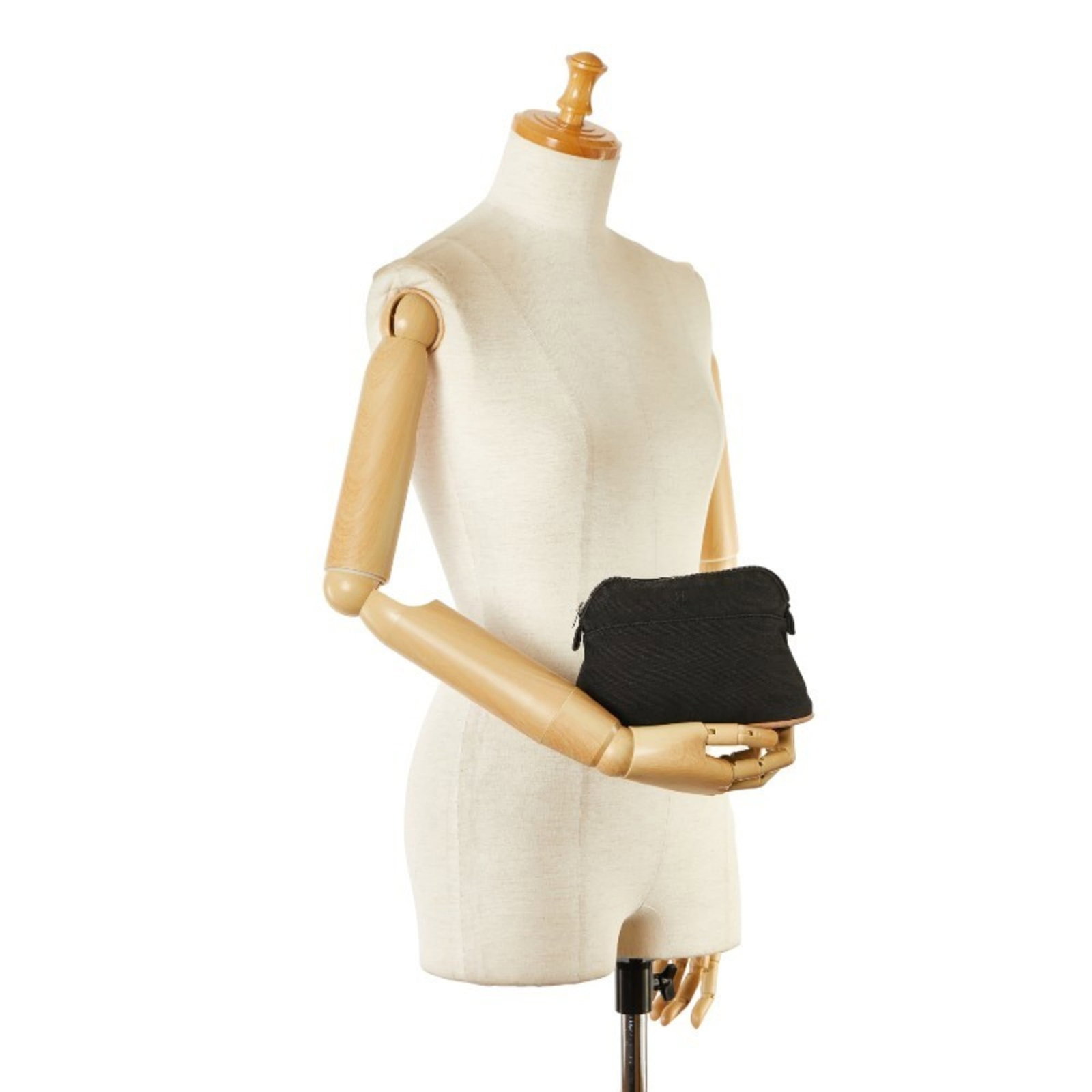 Canvas leather Hermes pouch - 10