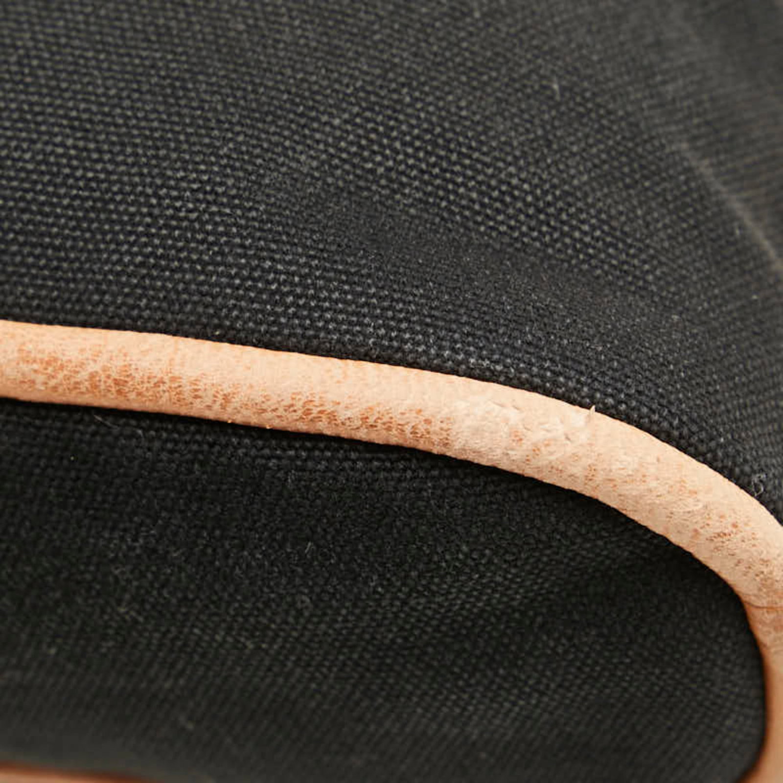 Canvas leather Hermes pouch - 5