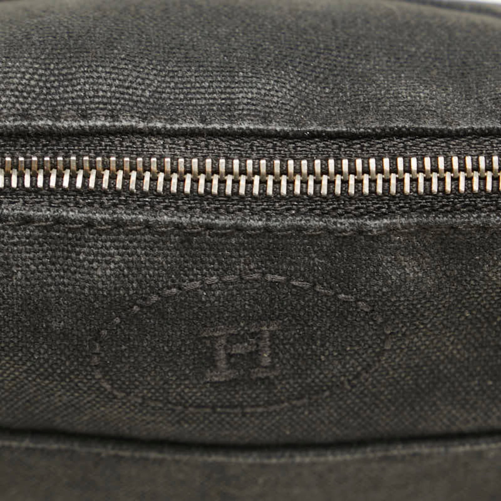 Canvas leather Hermes pouch - 6