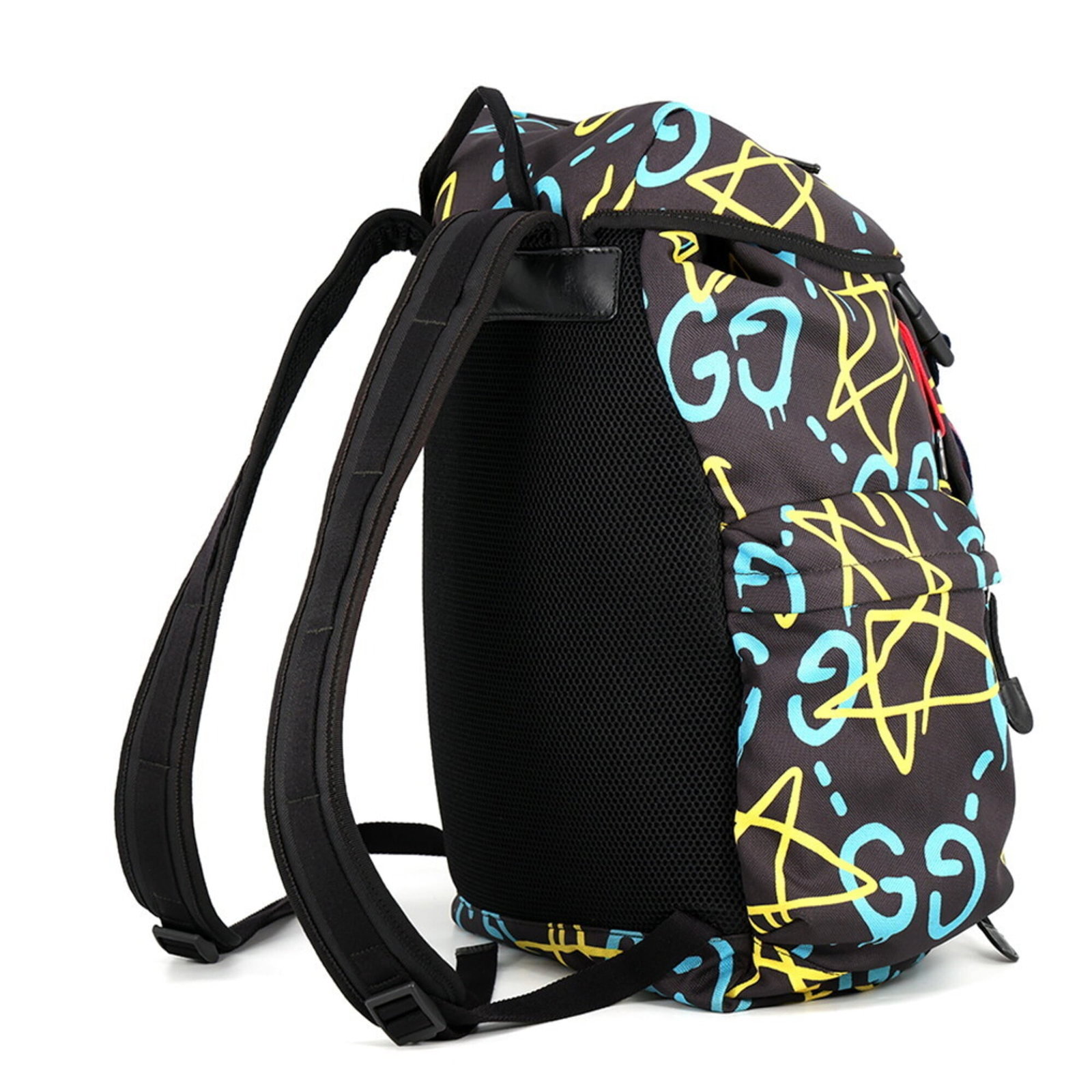 Gucci Canvas Nylon Backpack Handbag - 2