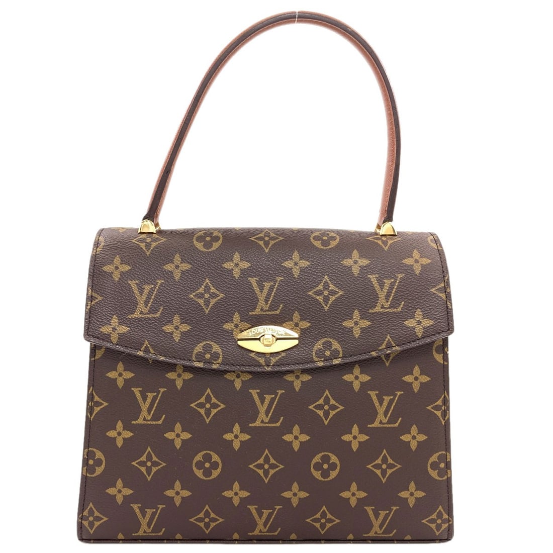 Handbag Monogram Canvas Louis Vuitton Malselv M51379: Handbag Monogram Canvas Louis Vuitton Malselv M51379 Brown Monogram Canvas Louis Vuitton Malselv M51379 Handbag. Made from high-quality monogram canvas, this 8.5 inch tall handbag features a classic