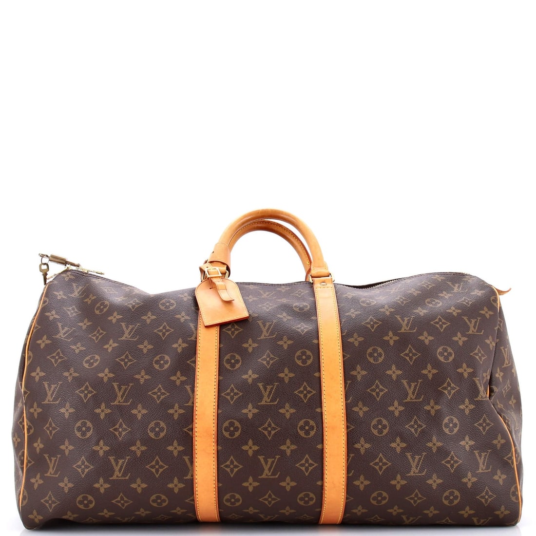 Vuitton Keepall Bag Monogram Canvas Louis: Vuitton Keepall Bag Monogram Canvas Louis The Louis Vuitton Keepall Bag Monogram Canvas 55 is a classic duffle bag with a timeless design. Featuring a brown canvas exterior with gold hardware and a
