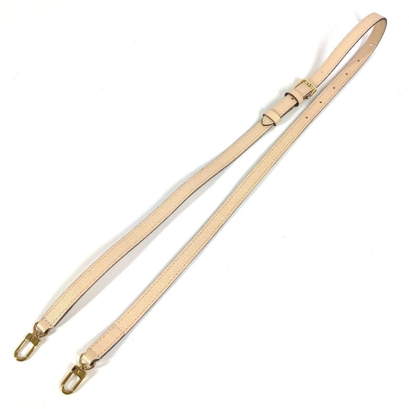 Leather Strap Louis Vuitton: Leather Strap Louis Vuitton Leather Strap Louis Vuitton is made from high-quality leather in a classic beige color. It measures 102.5cm in length and 1.5cm in width, making it a versatile accessory