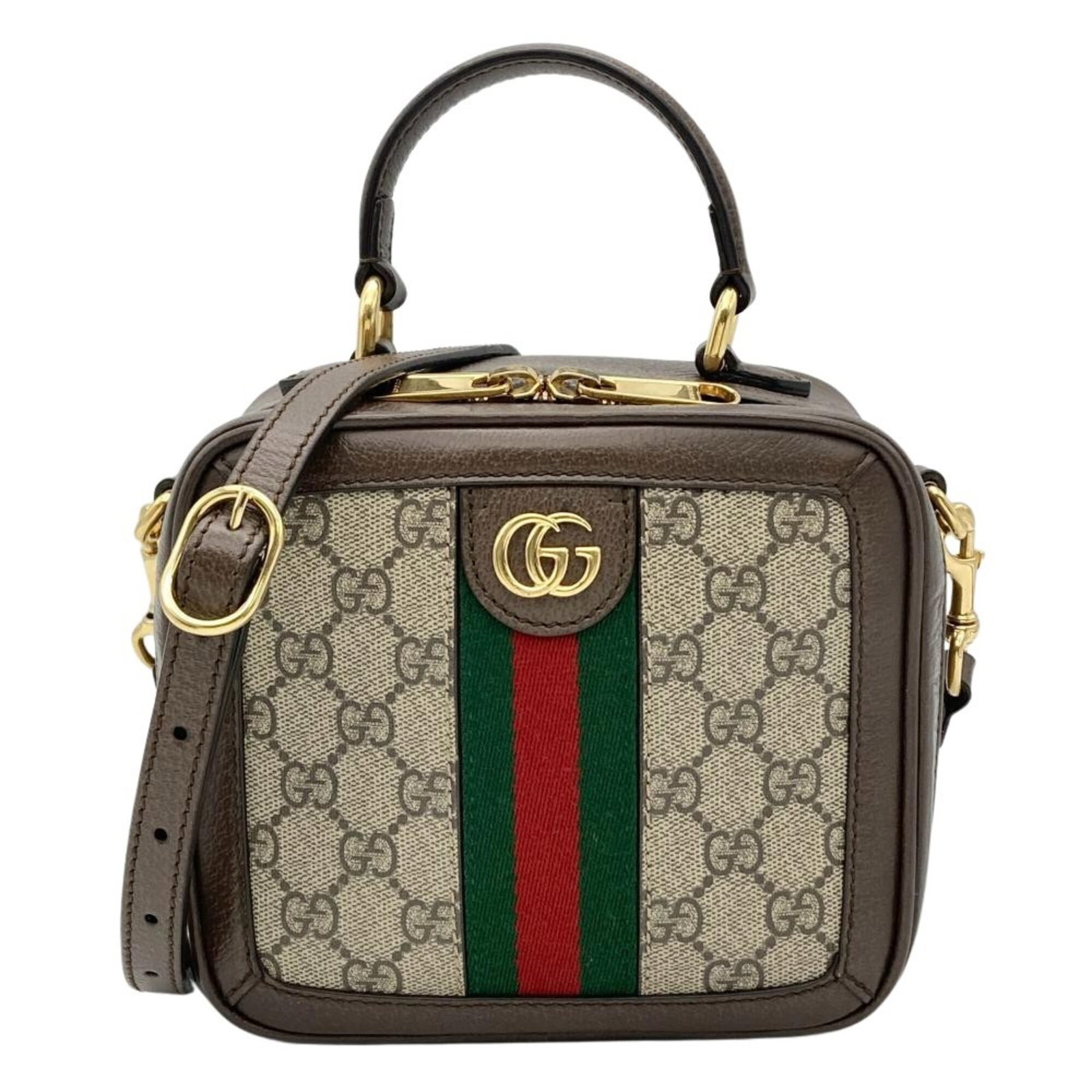 Gucci Supreme Handbag Gg Bag Shoulder: Gucci Supreme Handbag Gg Bag Shoulder Gucci's Ophidia line brings a touch of Italian elegance to this Supreme GG Bag Shoulder, featuring a timeless beige color and a sturdy zipper closure. Measuring