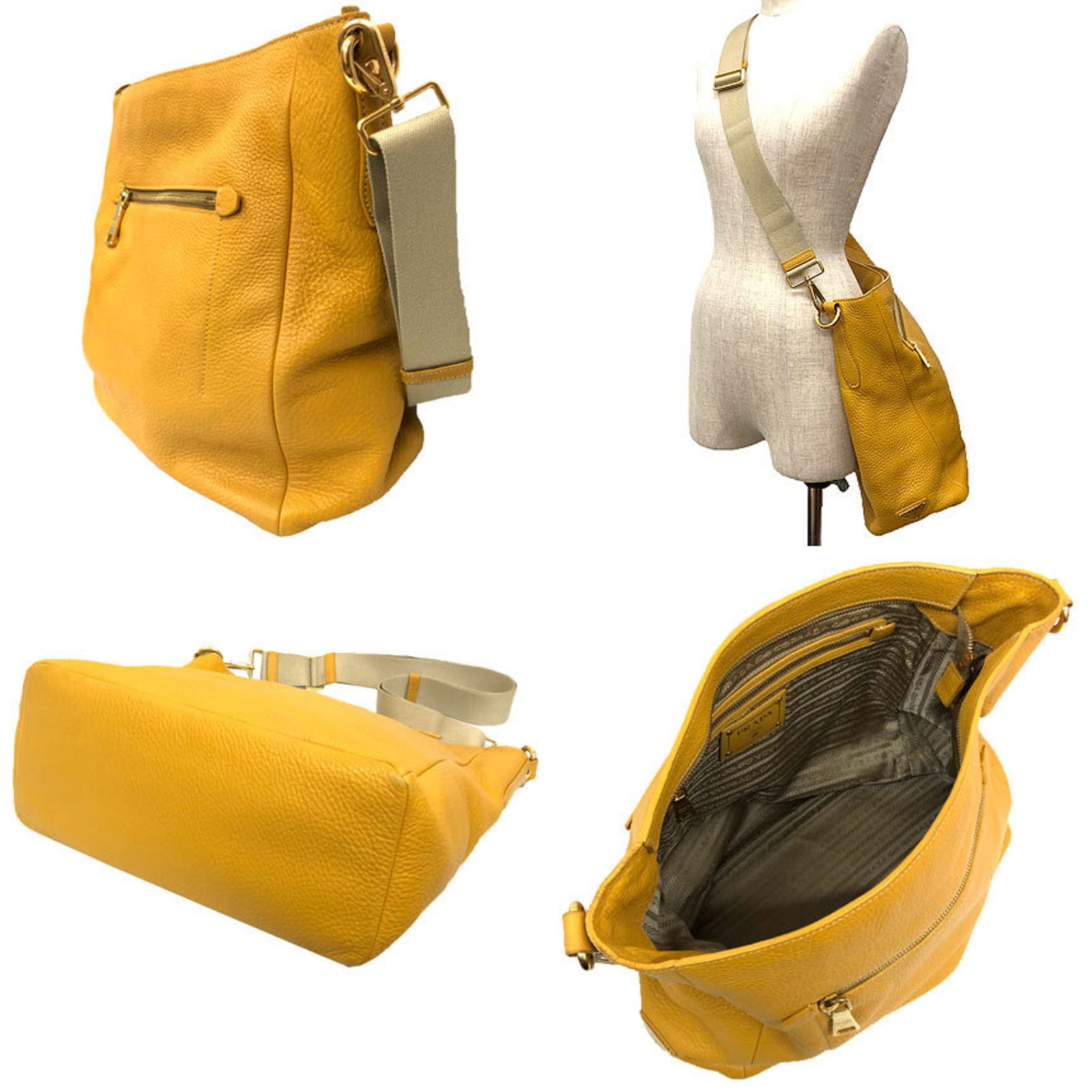 Shoulder Bag Leather Prada - 2