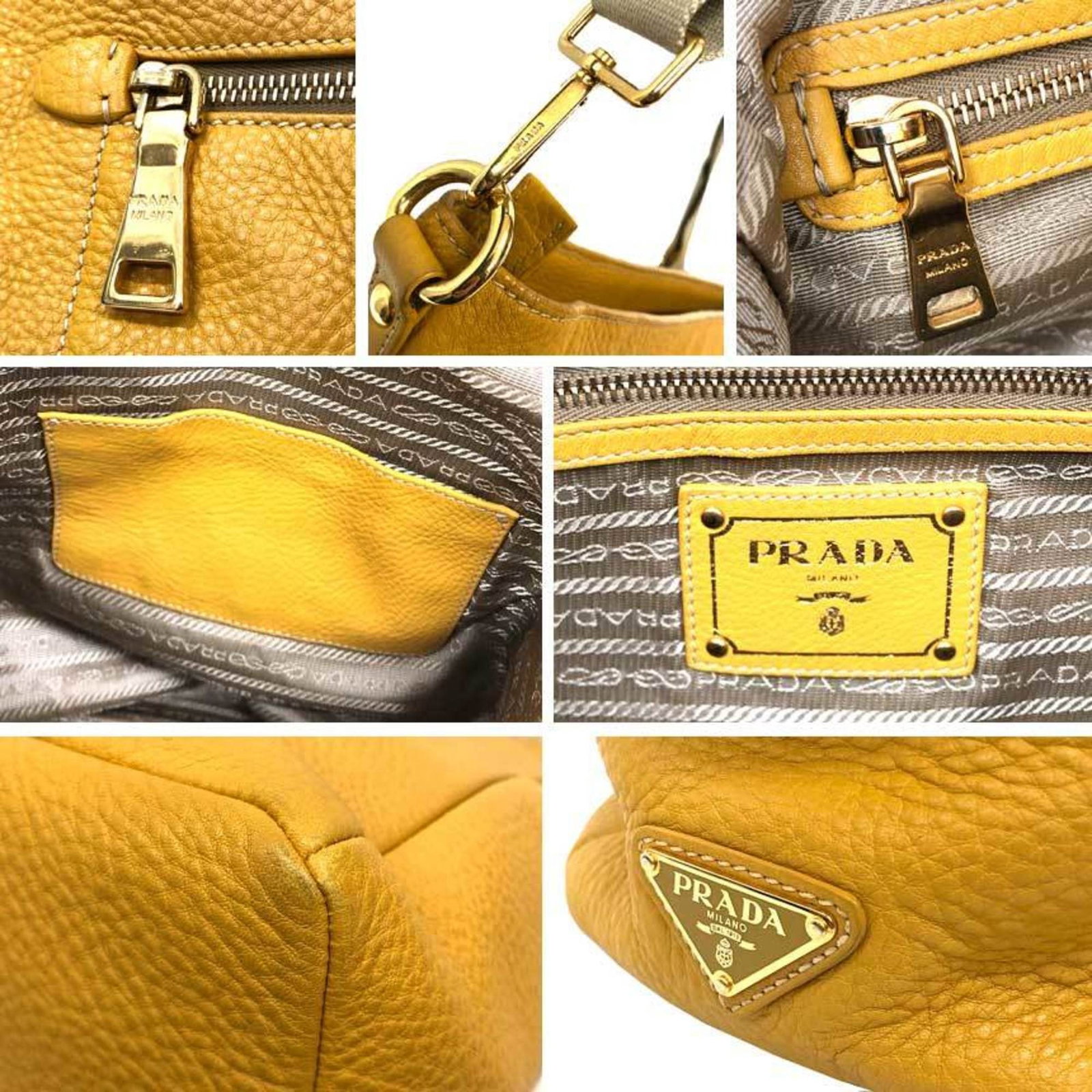 Shoulder Bag Leather Prada - 3