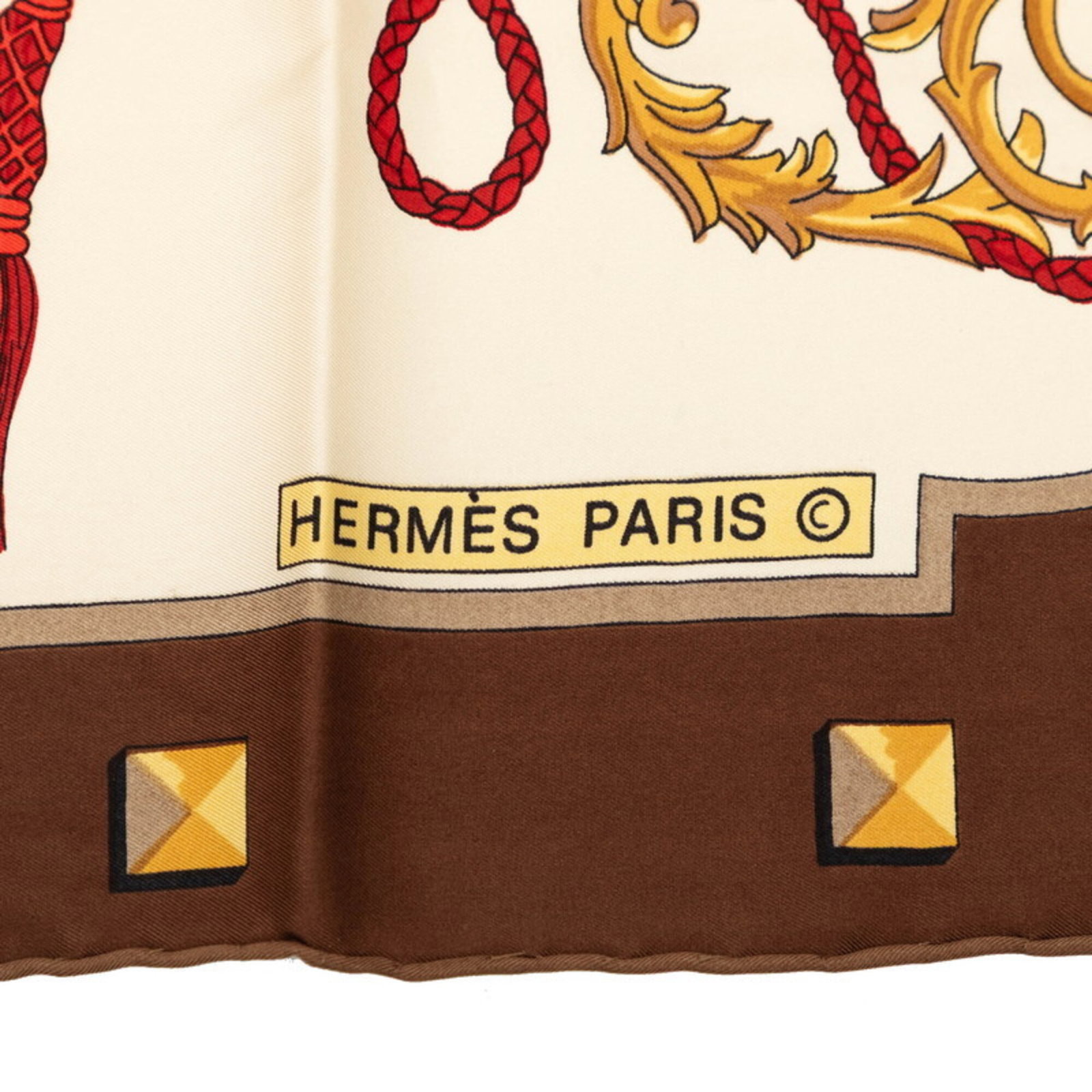 Silk Hermes Scarf - 6
