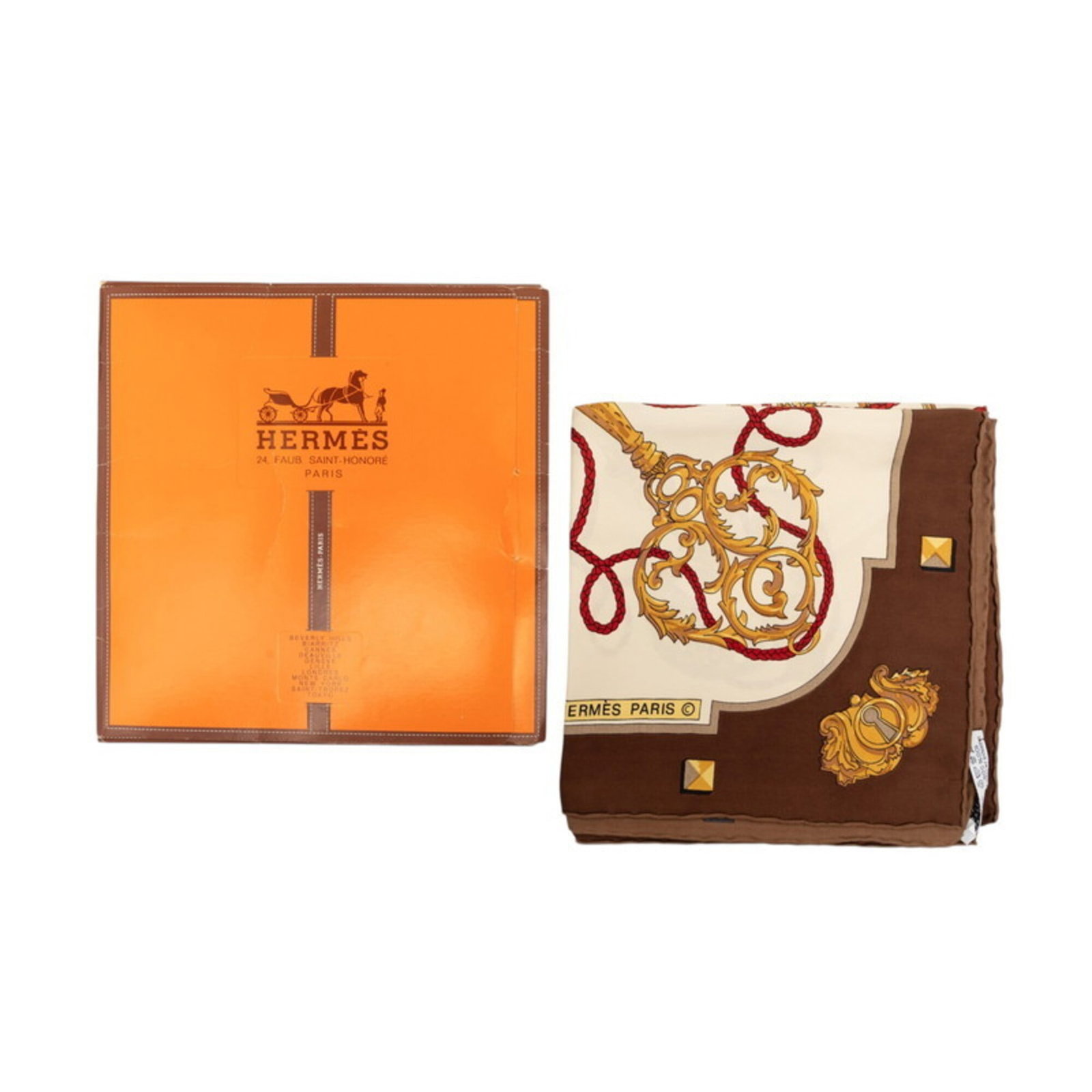 Silk Hermes Scarf - 8