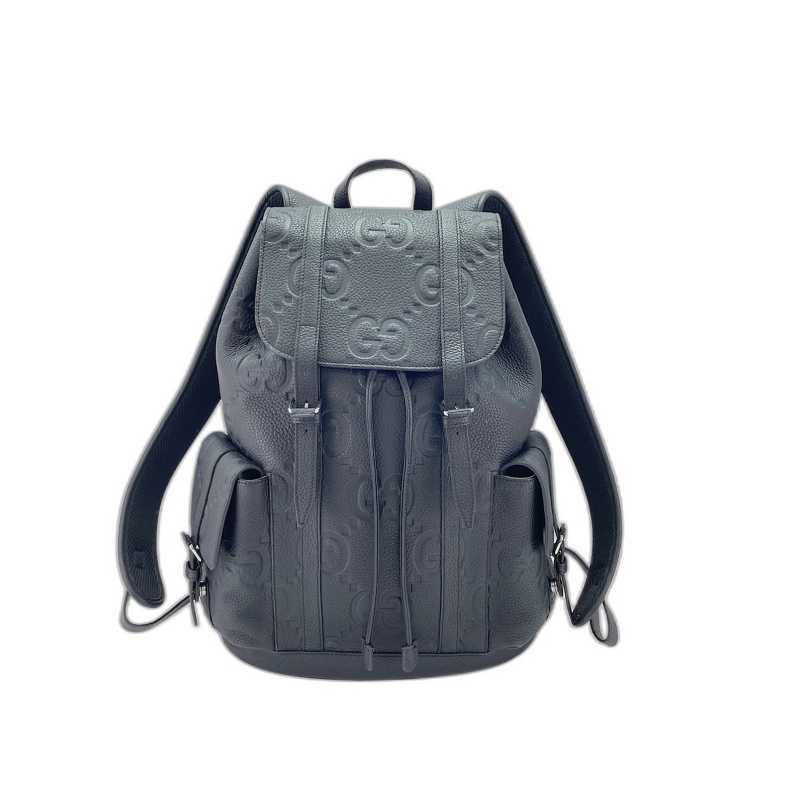 Gucci Backpack: Gucci Backpack Black Gucci Backpack with 73cm - 85cm adjustable strap length, measuring 45cm x 35cm x 12cm. This stylish backpack features a sleek design and durable construction. Item Specifics: Bran