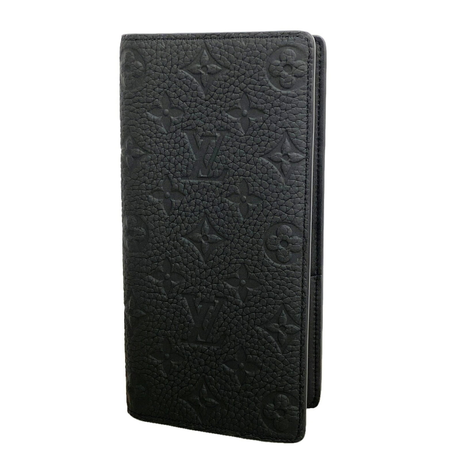 Long Wallet Louis Vuitton Bi Fold: Long Wallet Louis Vuitton Bi Fold Black Louis Vuitton bi-fold wallet with a sleek 19cm design, perfect for everyday carry. This long wallet features a durable construction and a classic style that