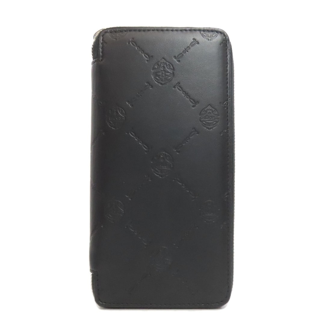 Zip Around Leather Long Wallet Coin Pocket Berluti: Zip Around Leather Long Wallet Coin Pocket Berluti Black leather long wallet with coin pocket, a classic design from Berluti. This stylish accessory features a sleek black exterior and a long,