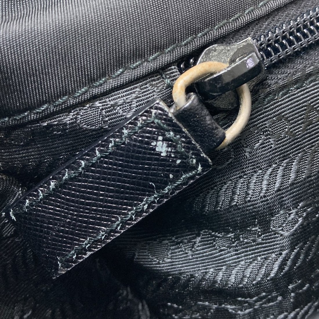 Logo Nylon Bag Shoulder Prada - 9