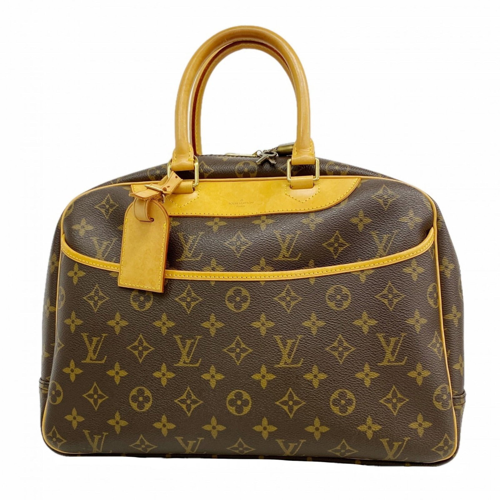 Handbag Louis Vuitton: Handbag Louis Vuitton Brown Louis Vuitton handbag with dimensions 26cm x 34cm x 13cm, perfect for everyday use. Made with signature craftsmanship, this stylish bag features a classic design that