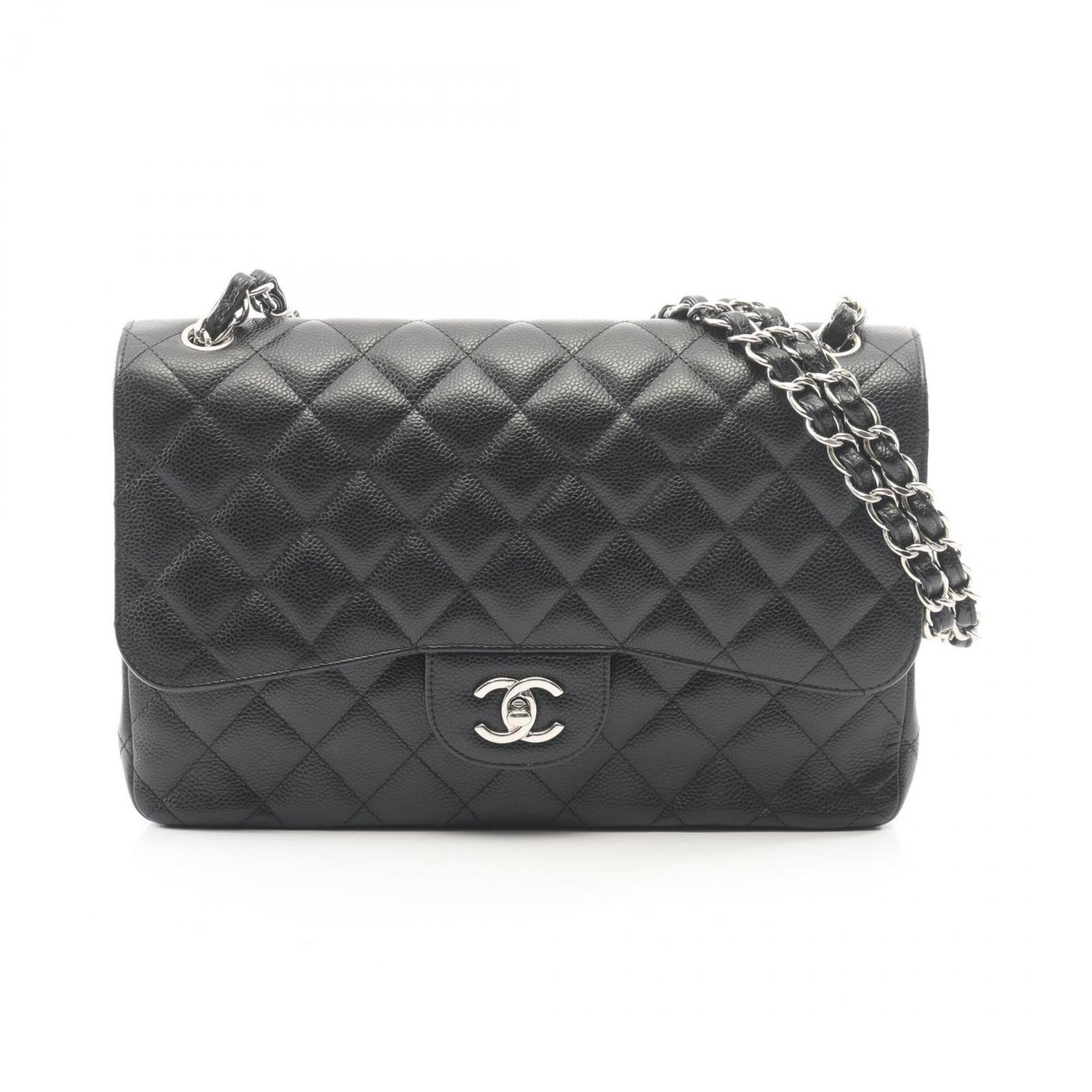 Calfskin Grained Shoulder Bag Handbag: Calfskin Grained Shoulder Bag Handbag Grained Calfskin Shoulder Bag in Black. This sleek, black shoulder bag features a classic design with a subtle grain pattern on the calfskin material, adding a