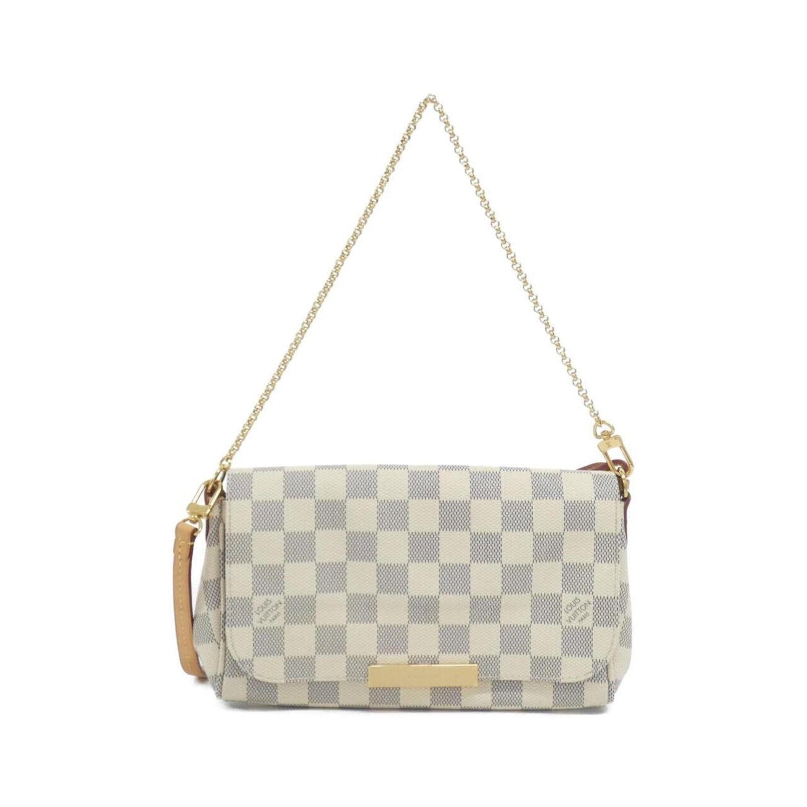 Canvas Coated Louis Vuitton Bag Shoulder: Canvas Coated Louis Vuitton Bag Shoulder Coated canvas construction provides a durable and stylish exterior, while the gold hardware adds a touch of luxury. This Azur-colored shoulder bag features a
